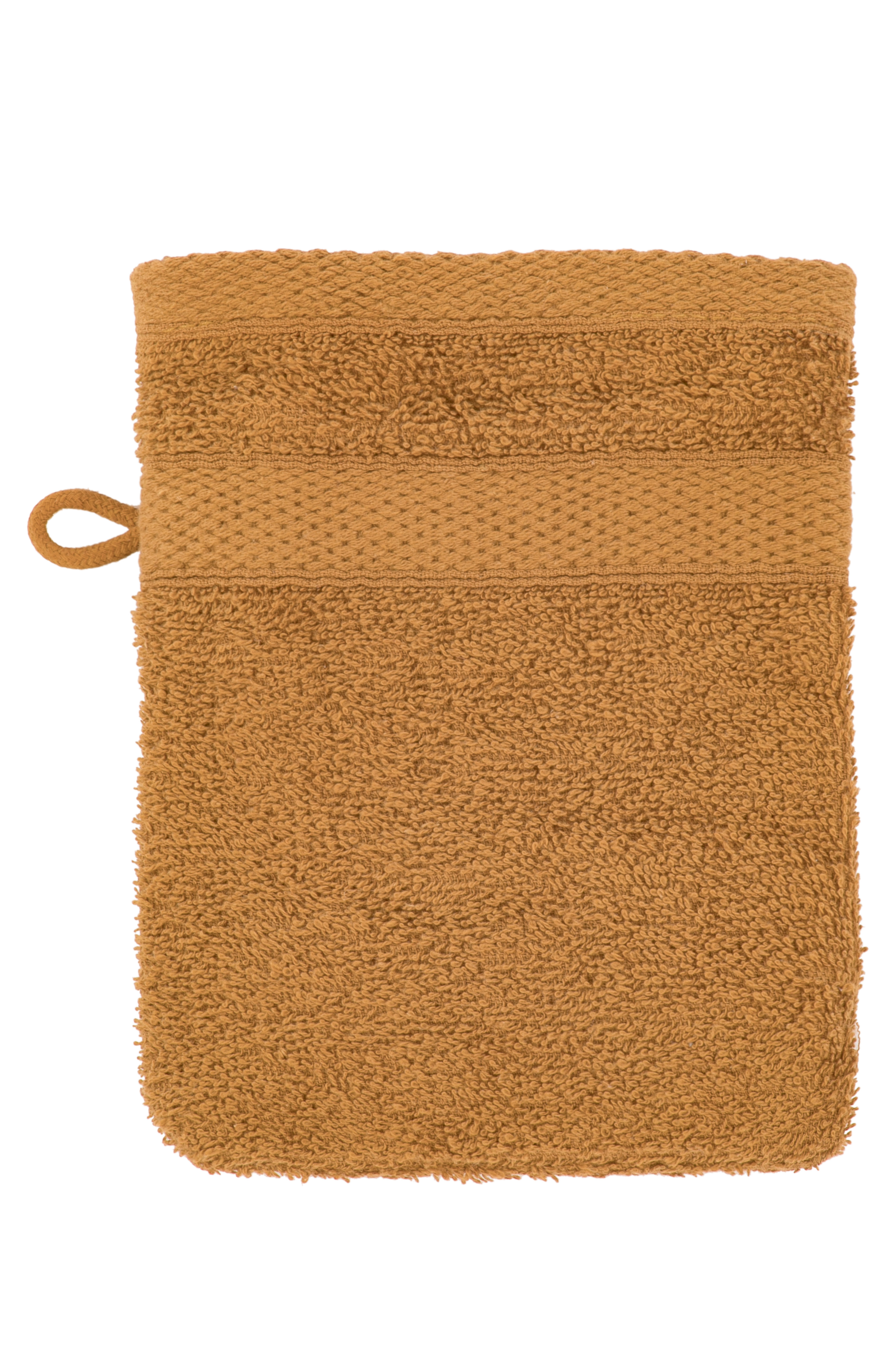 Gant de toilette 15x21cm, camel - set2