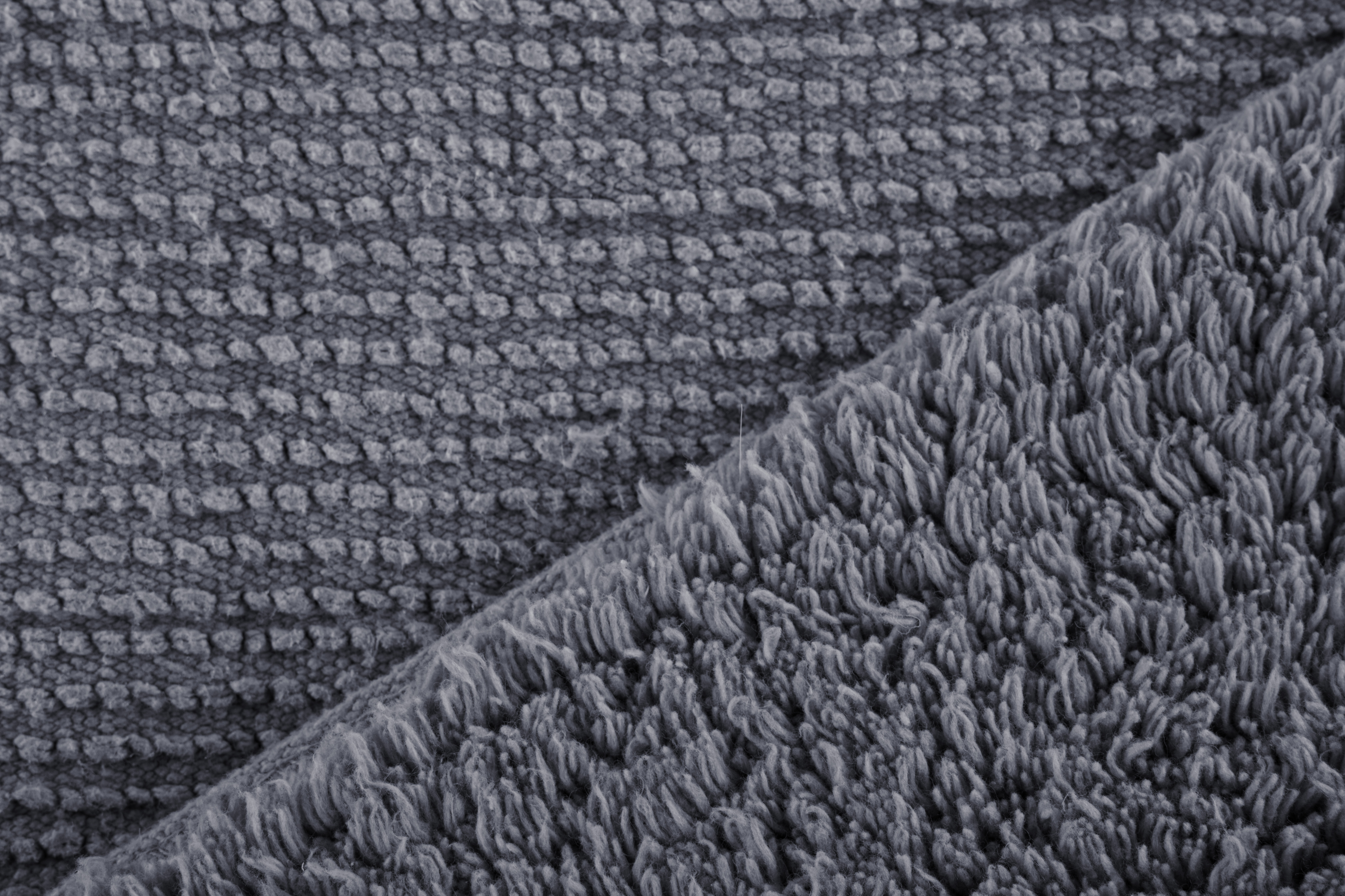 Bath mat RIVA - Cotton - Non-slip - 60x100 cm, bleu