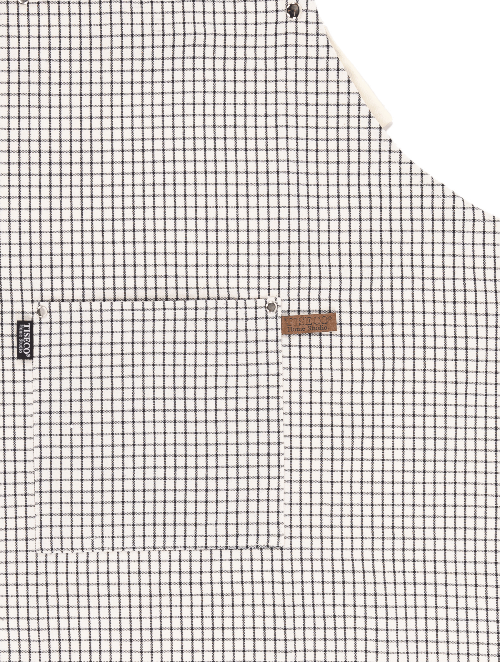 Apron SHERLOCK TARTAN -  68x85 cm, black/white