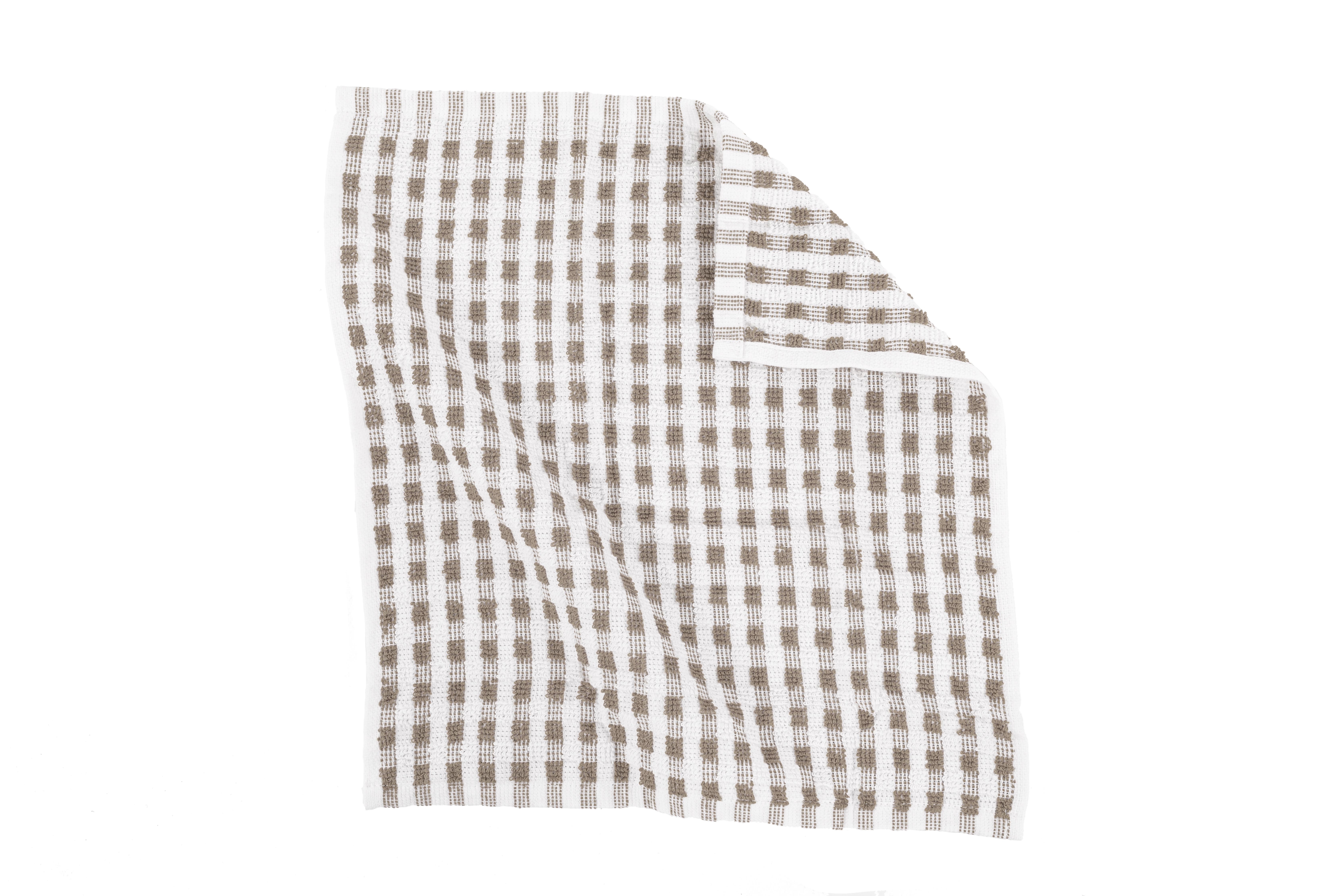 Dishcloth OMAN 32X35cm - set/6 - taupe