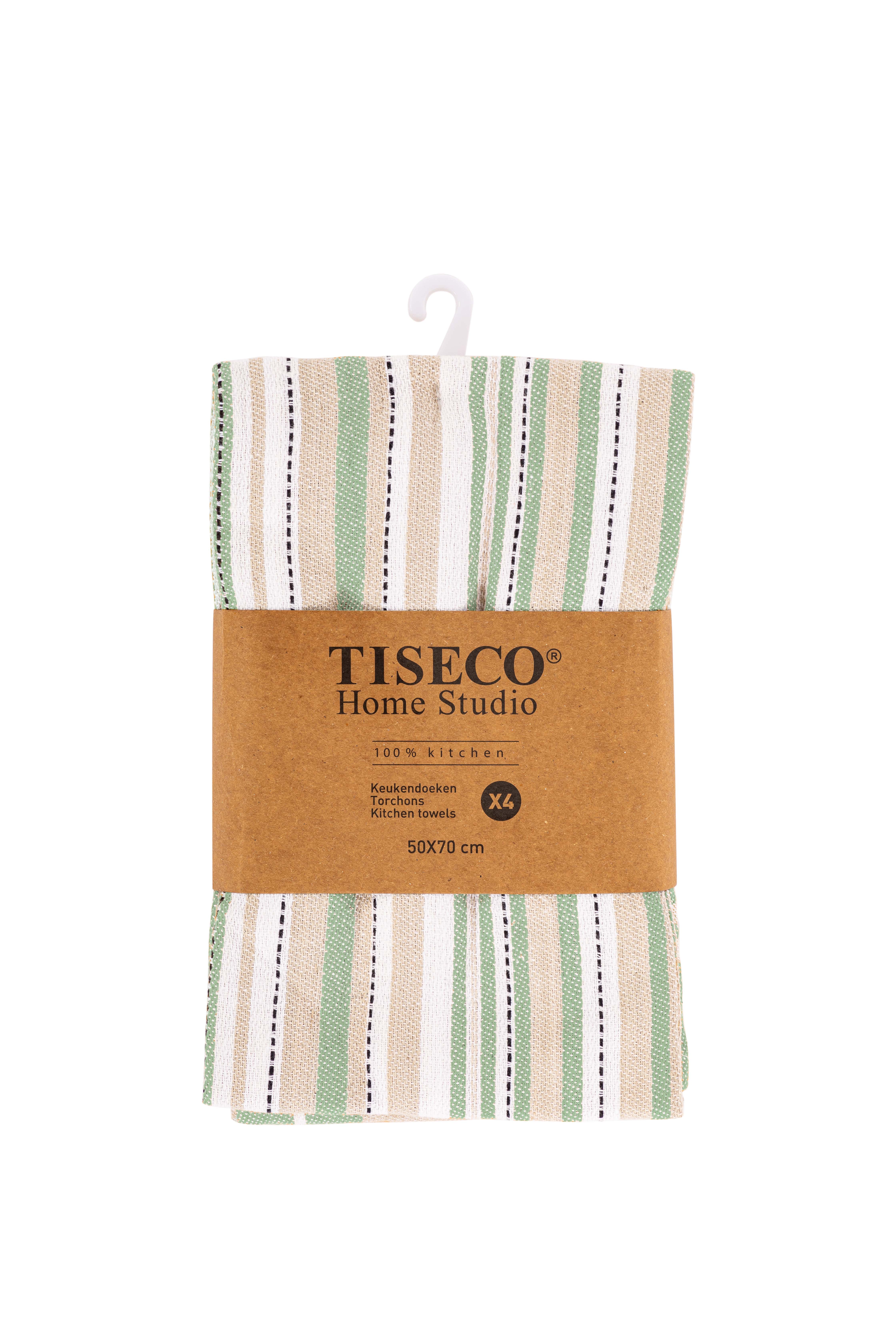 Torchon MULTILINES - SET/4 - 50x70 cm, vert