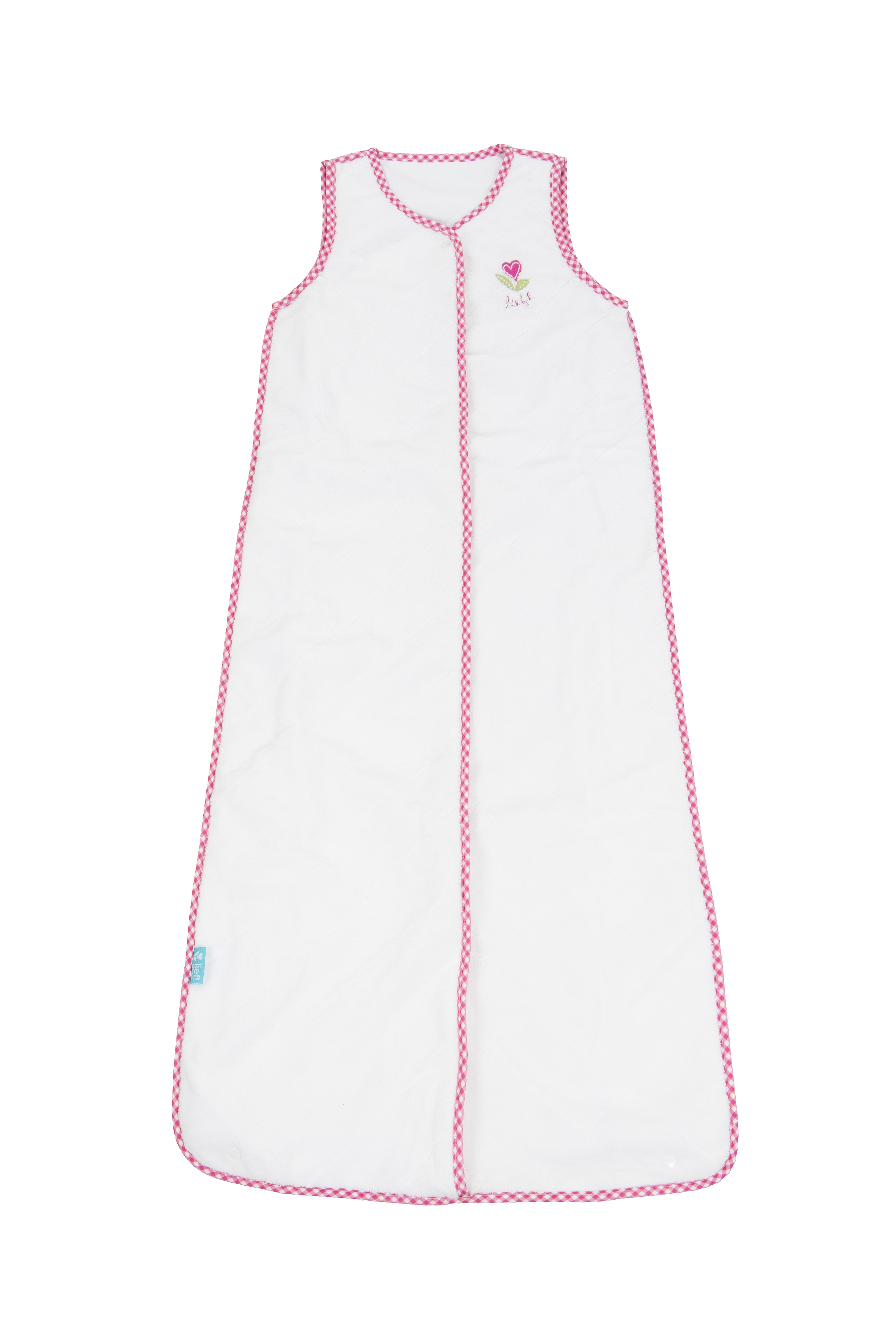 Sleepingbag Girl uni white, 50x70-90-110 cm