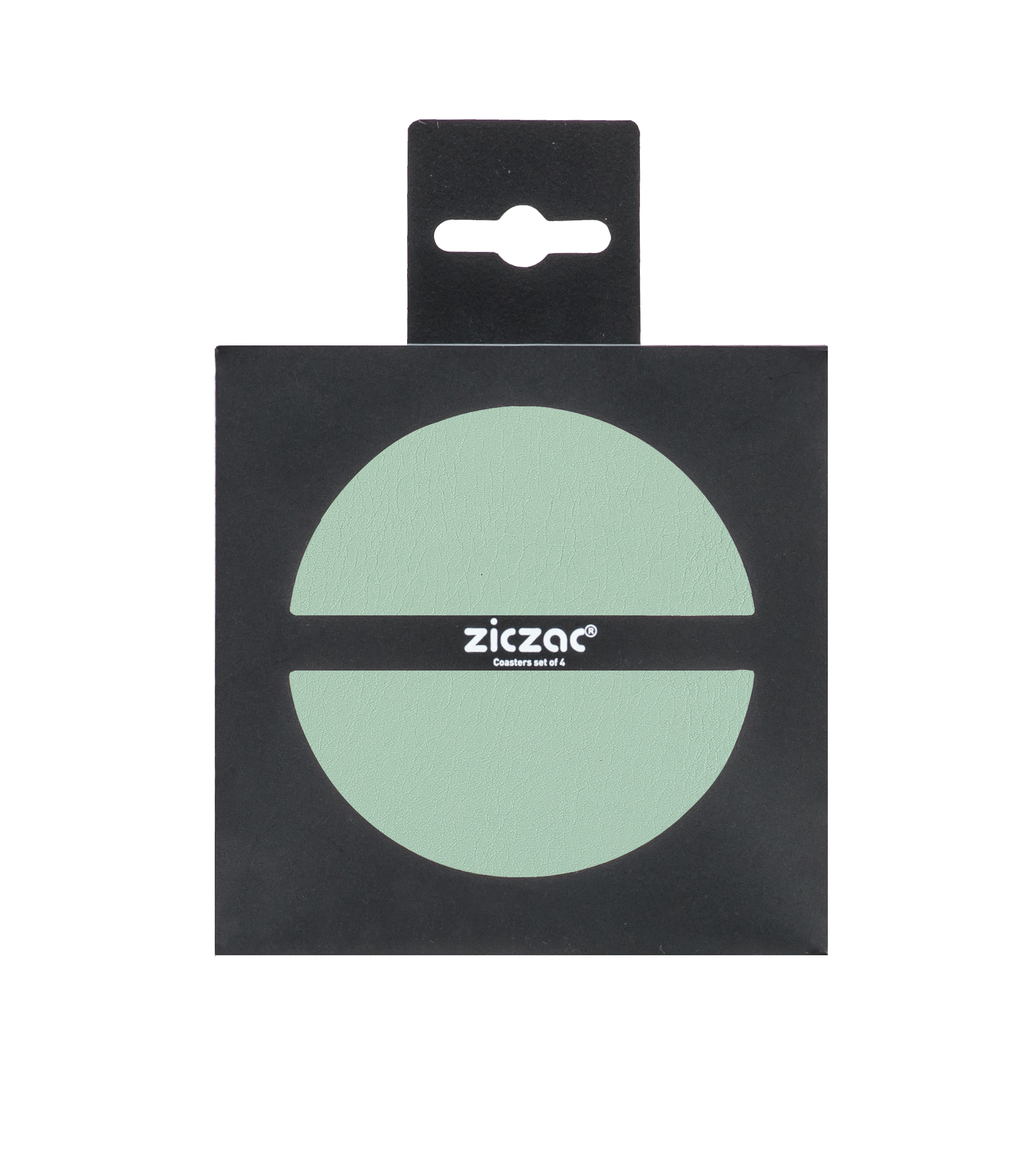 Onderzetter TOGO, 10 cm, groen, SET/4