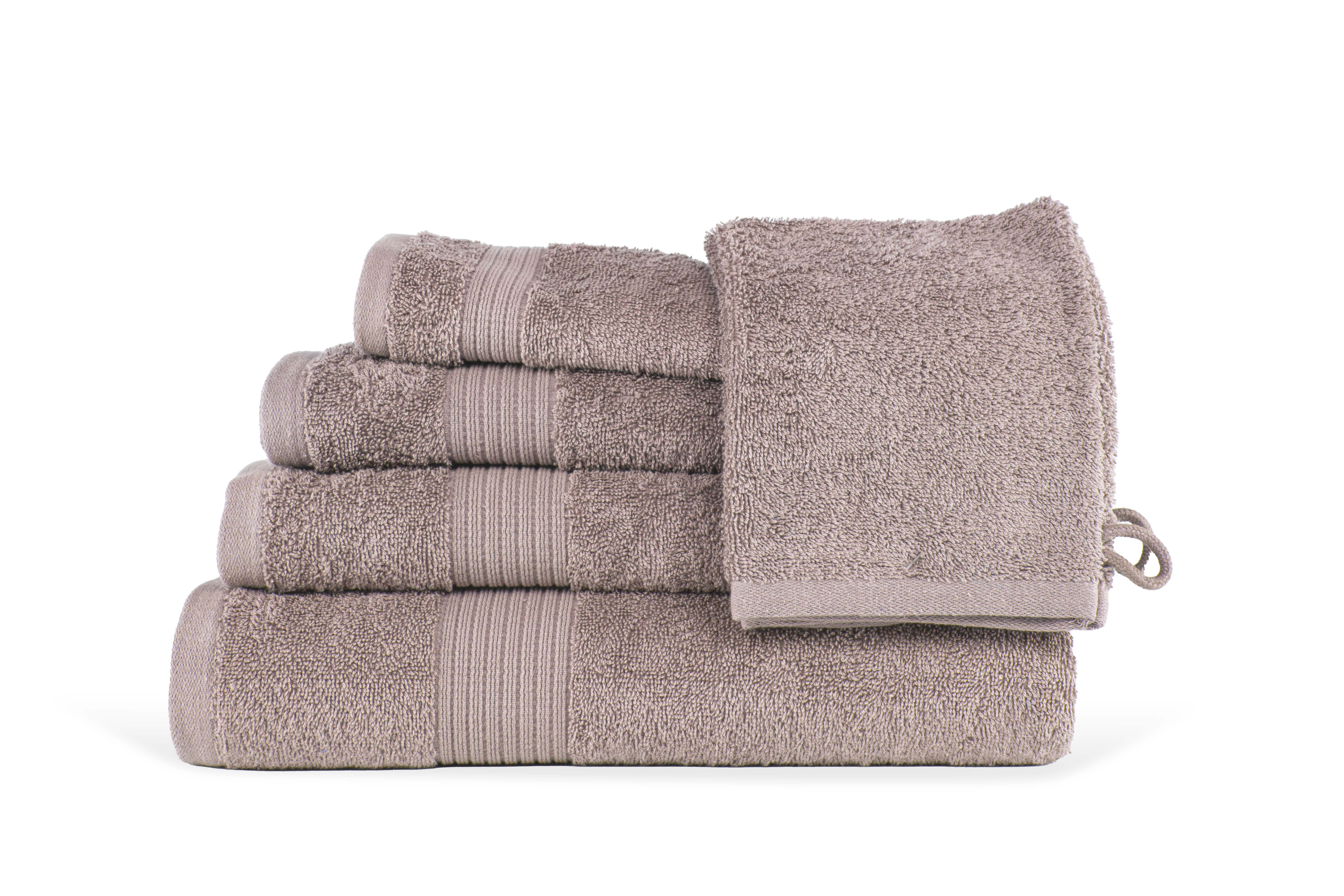 Guest towel EDEN 30x50cm, taupe set/2