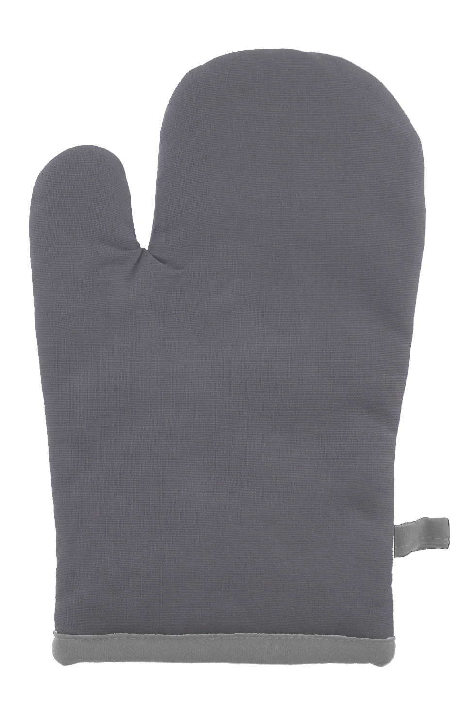 Glove solid 18x28, +J-hook, grey