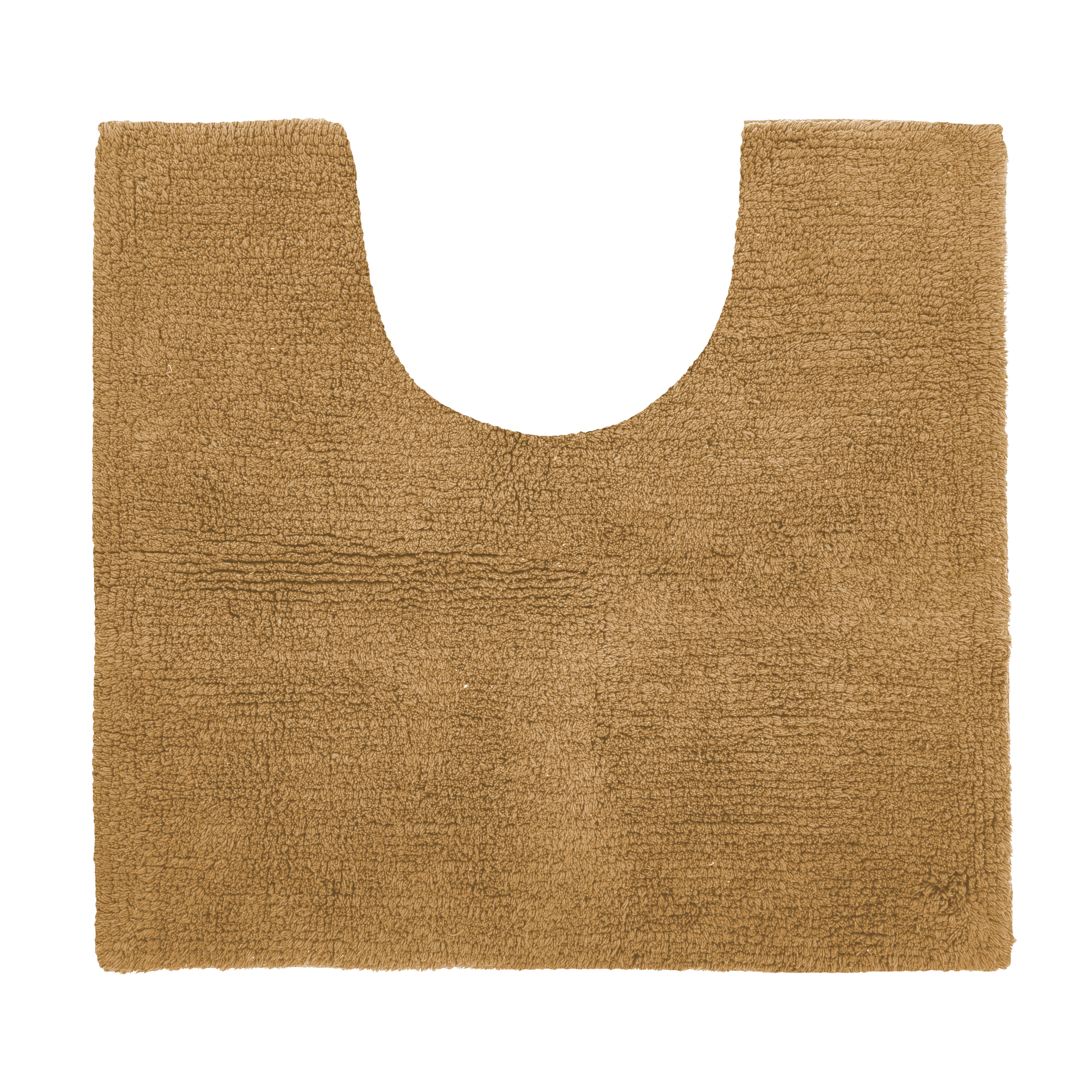 Toiletmat RIVA - katoen antislip, 50X45cm, camel