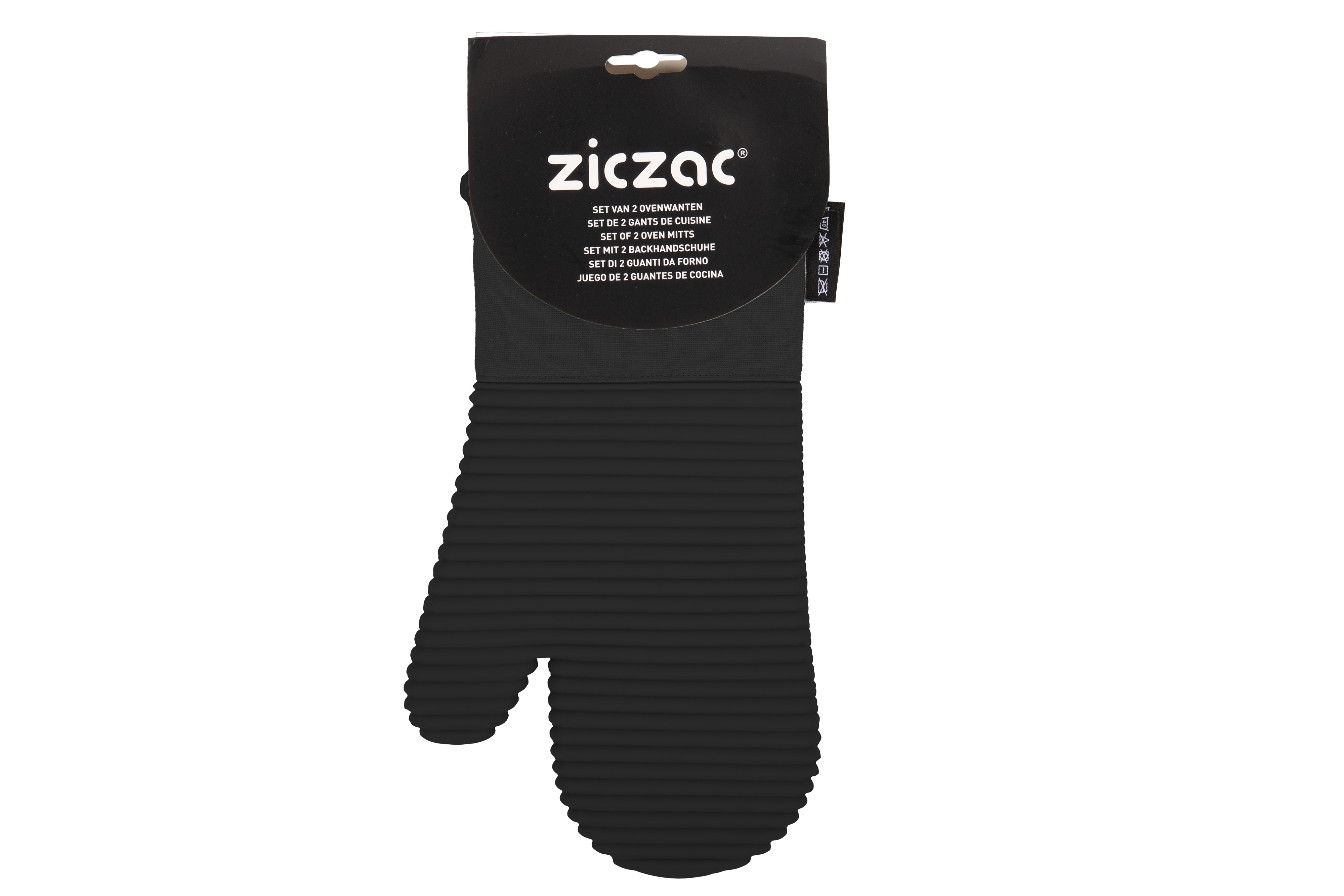 Ovenwant SILO - SET/2 (1L + 1R) - 18x33 cm, zwart