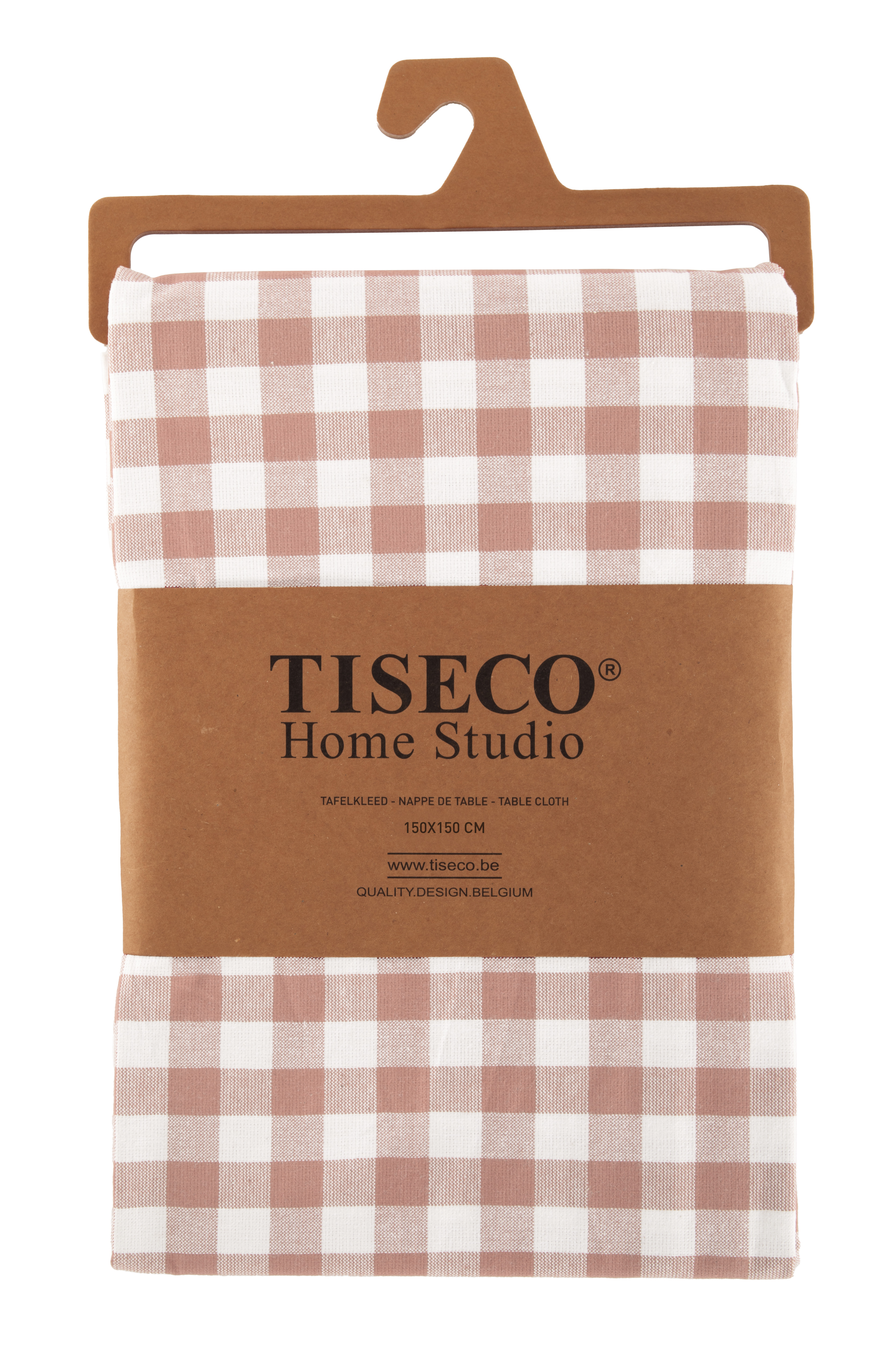 Tafelkleed GINGHAM - 150x150 cm, roze