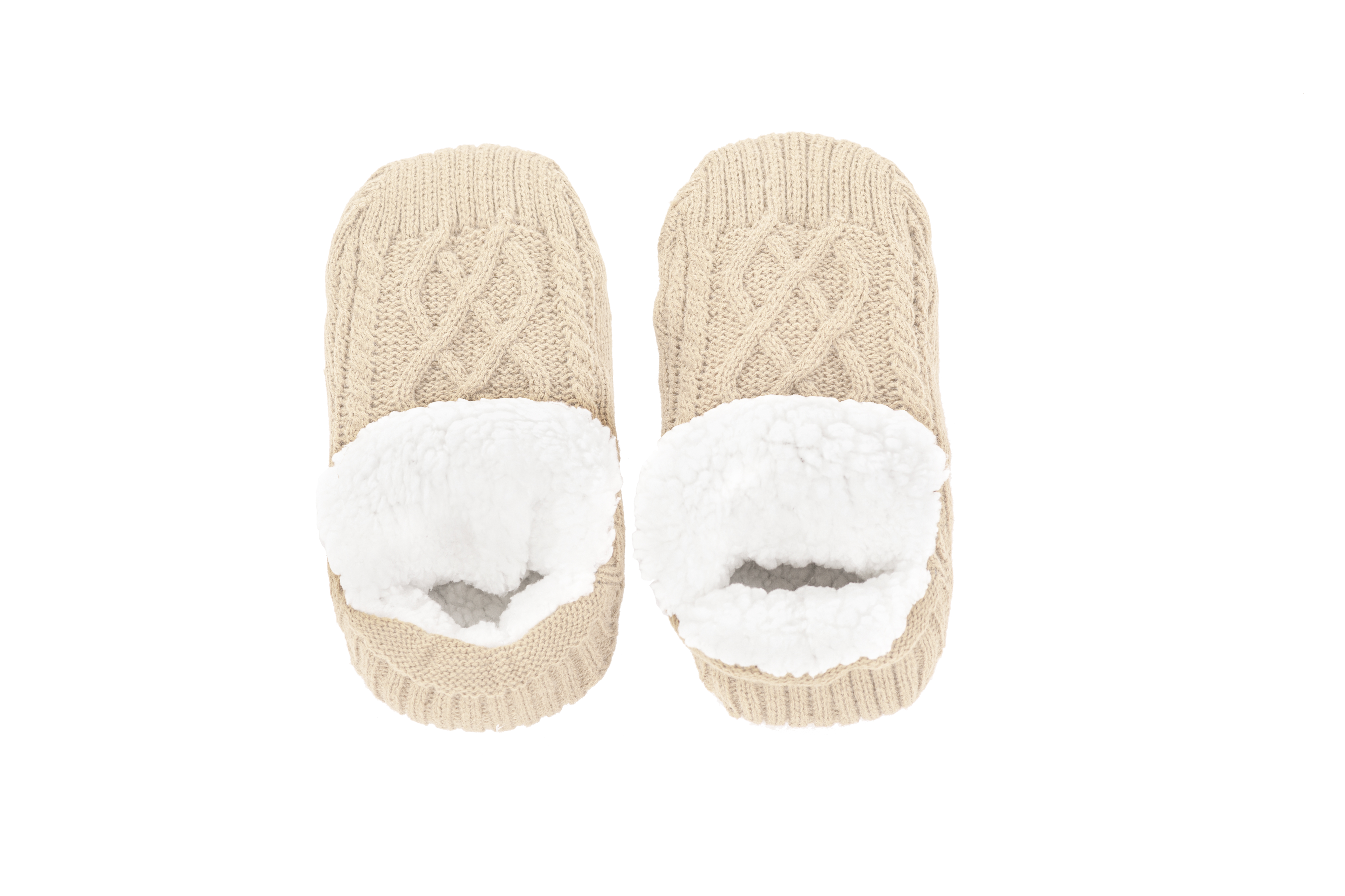 Chaussettes tricotées COSY, M/L  (39-42) - L=26cm, ivory