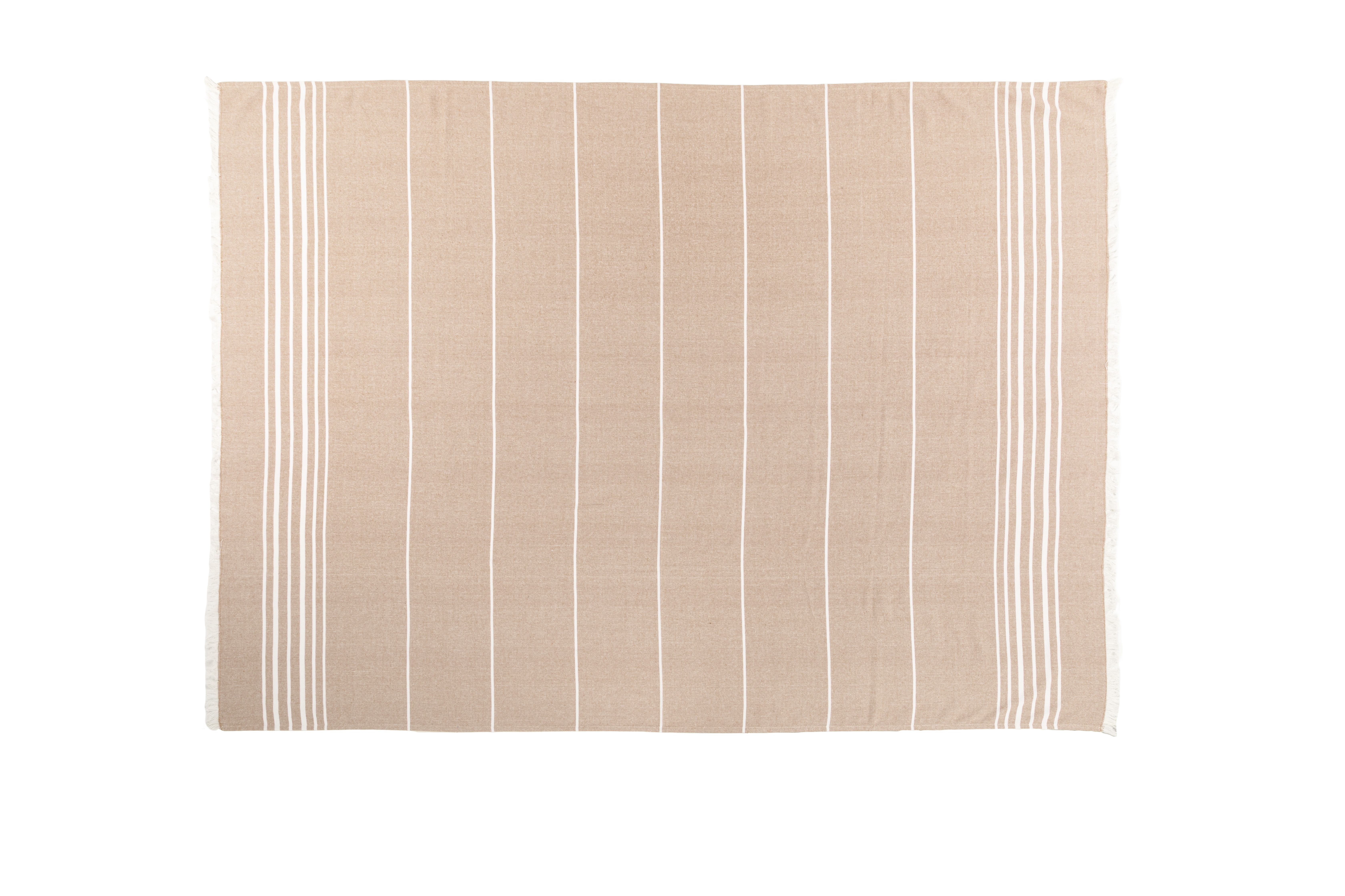 Plaid décoratif SOLENE - 150x200 cm, sable