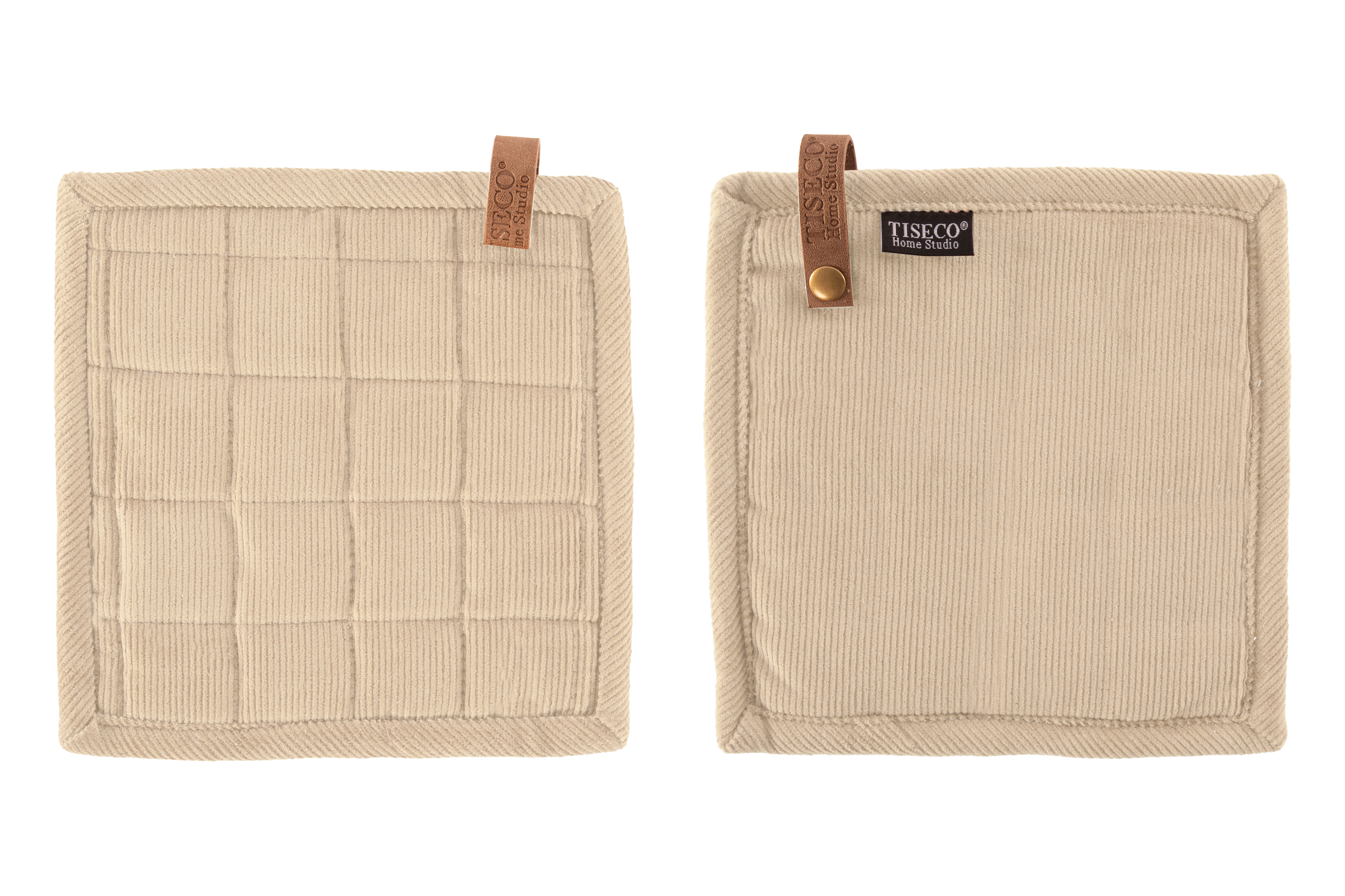 Pannenlap VELMAR - SET/2 - 20x20 cm, beige