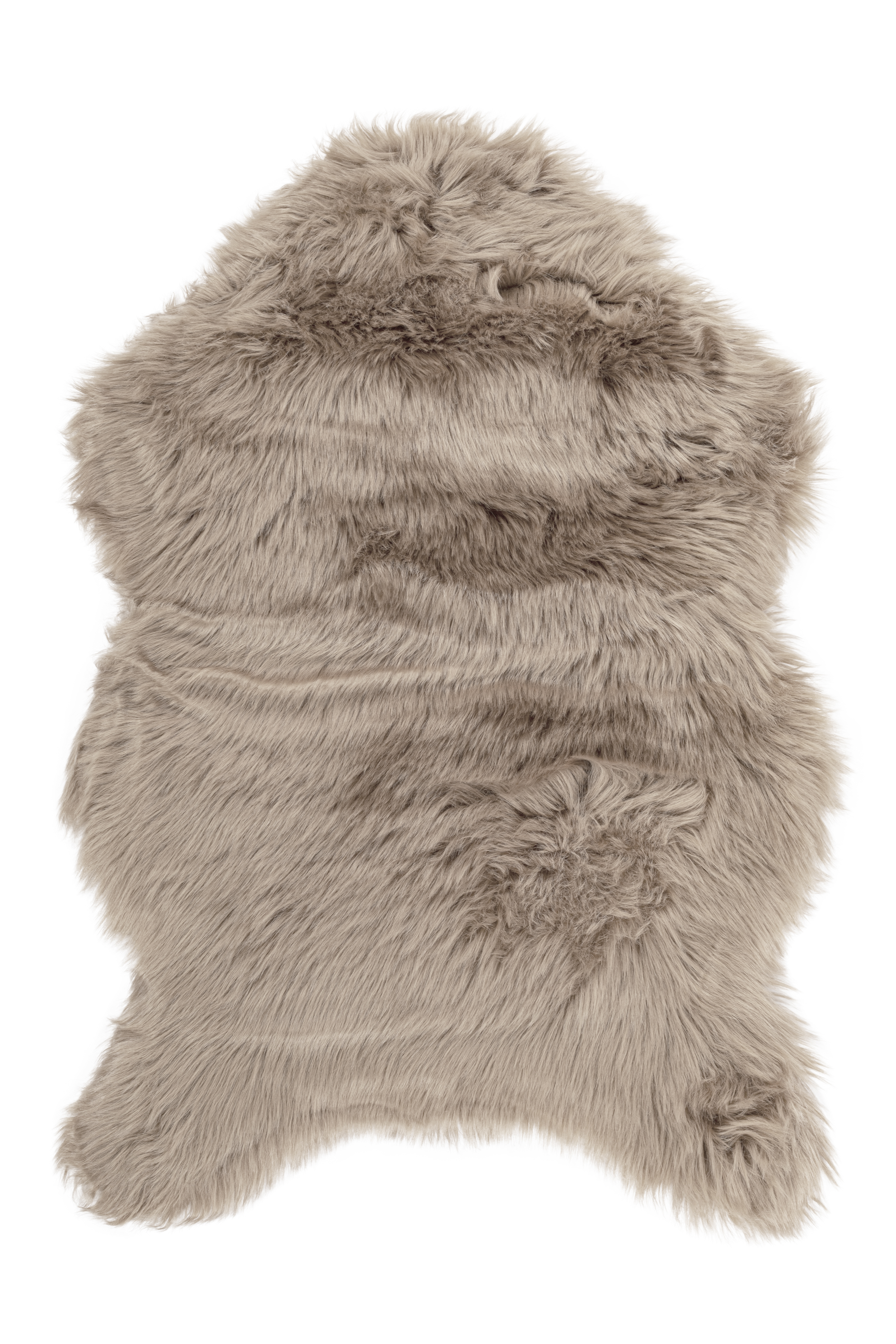Sheepskin carpet 60x90 cm, soft taupe
