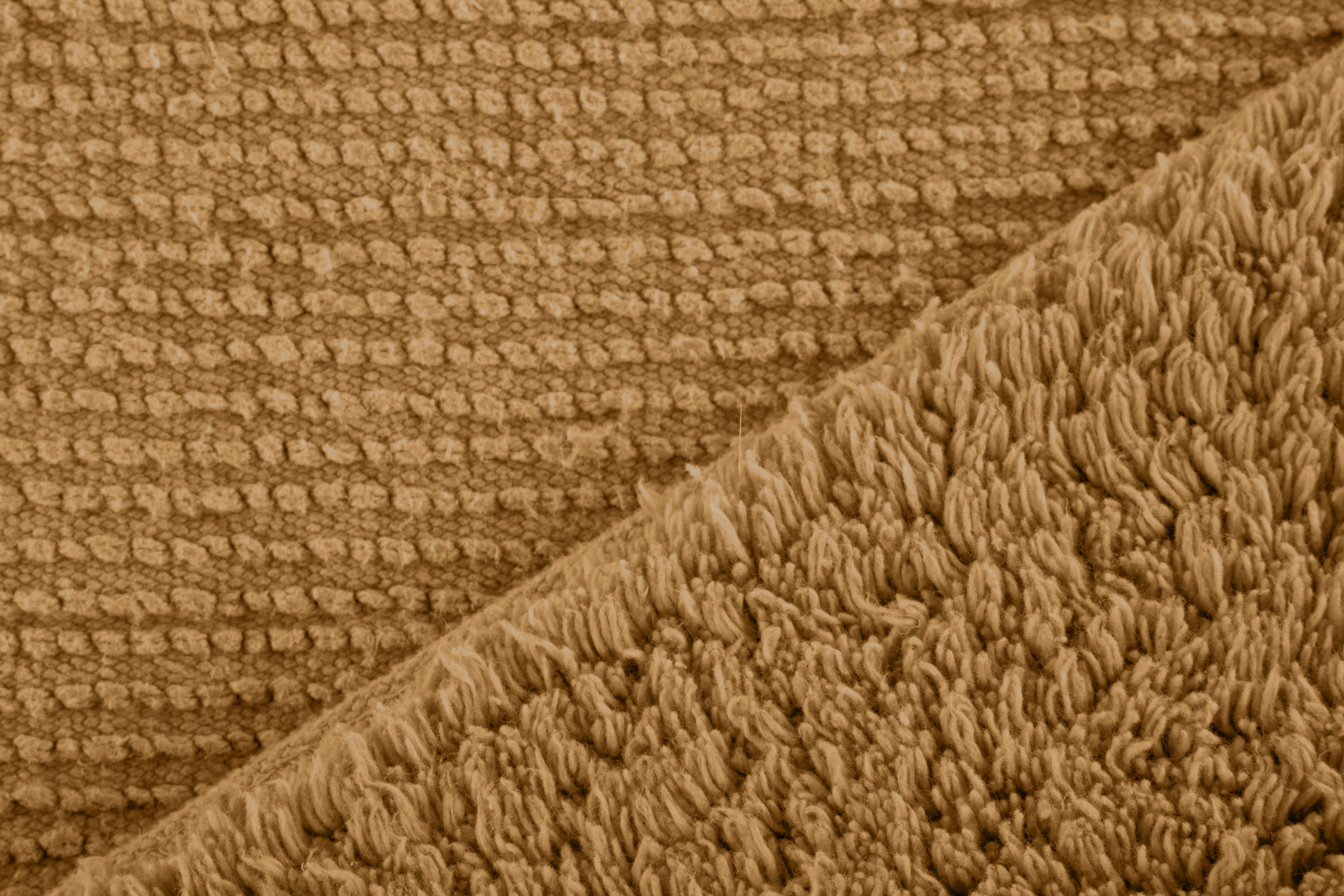 Bath mat RIVA - Cotton - Non-slip - 60x100 cm, camel