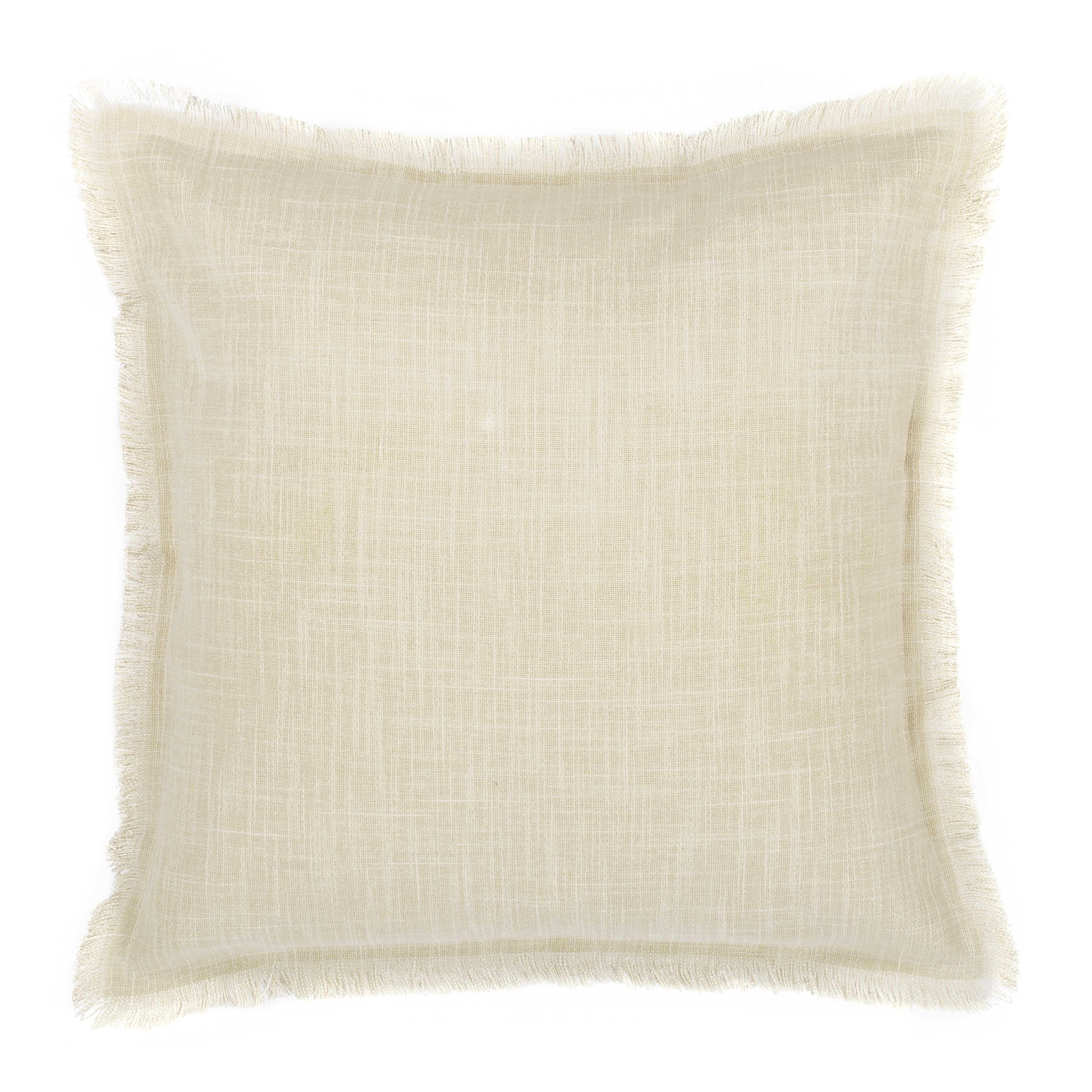 Housse de coussin slub stone washed, 45x45, sable