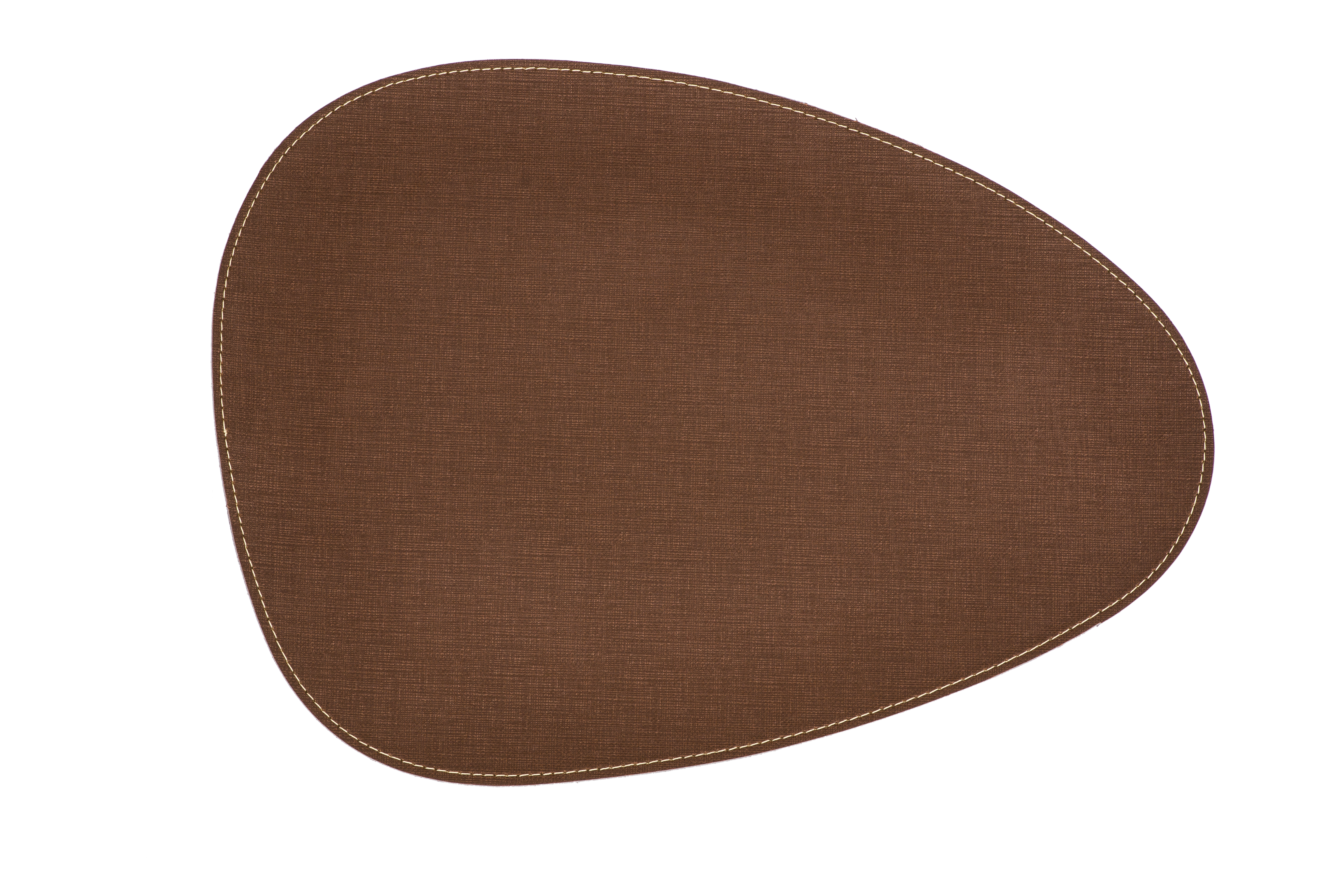 Tivoli placemat stone Rafia, 32x42 cm, tobacco