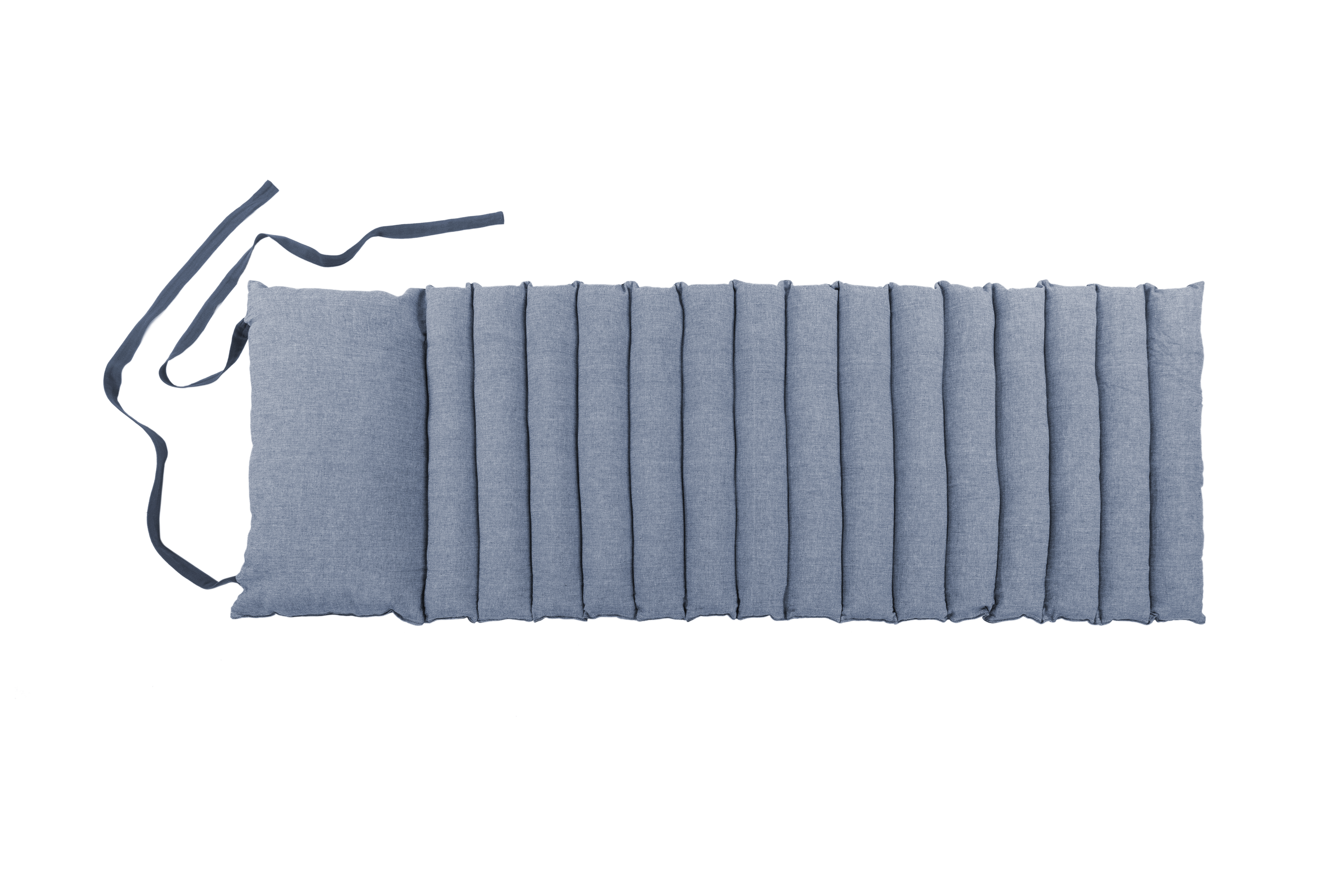 Futon mat CHAMBRAY - 180x60cm, blauw