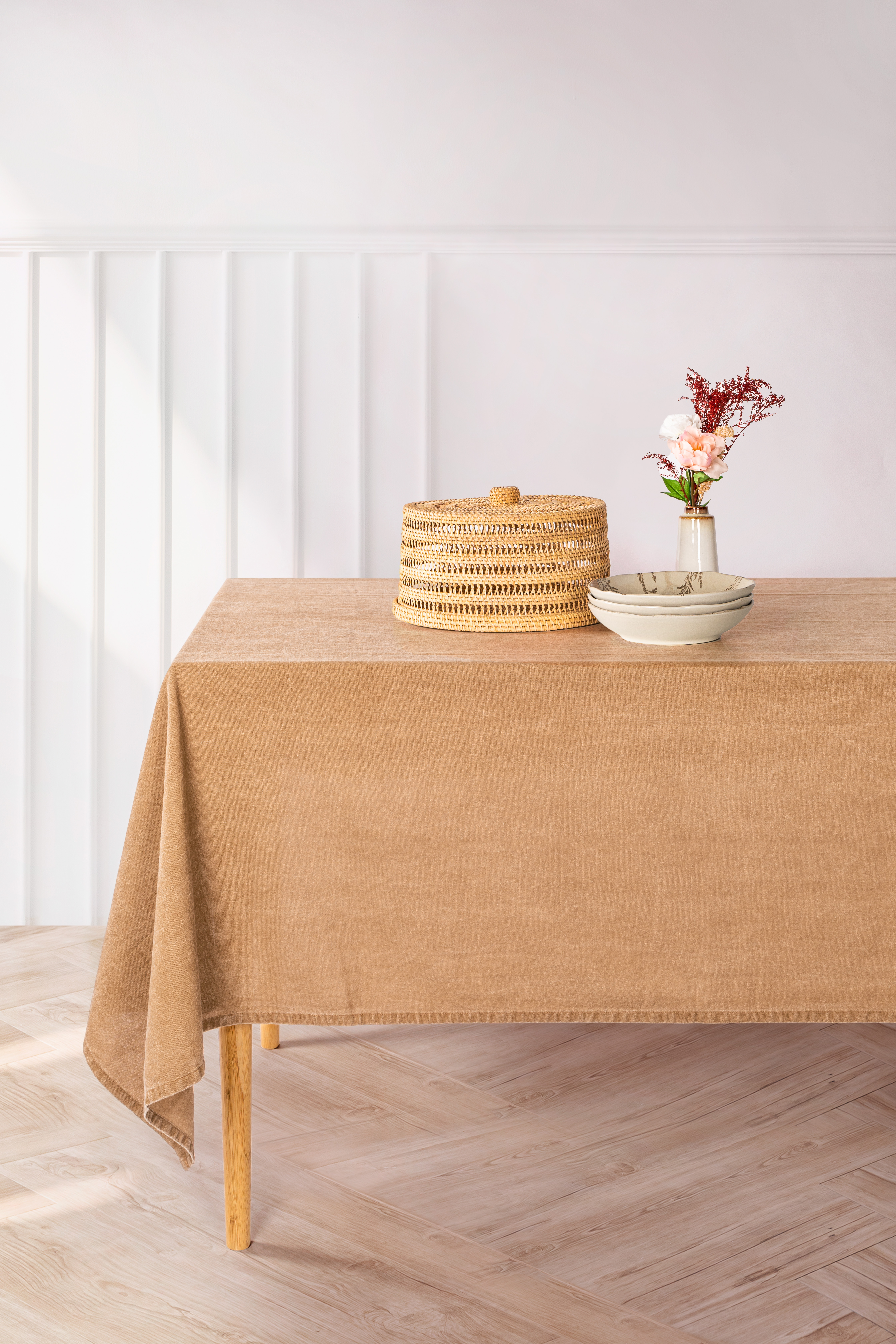 Nappe de table MYRNA - 145x250 cm, indiantan