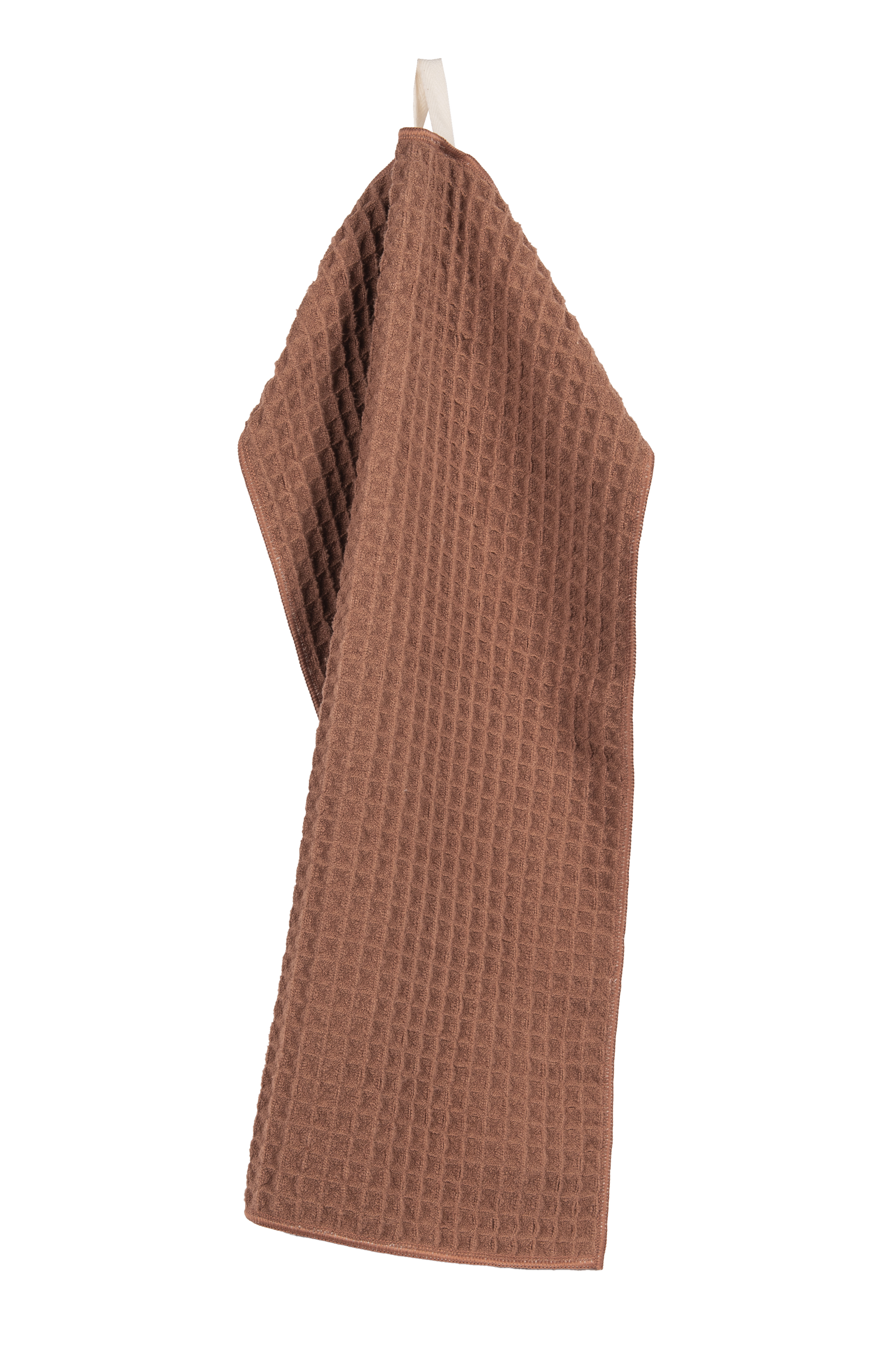 Keukenhanddoek ESSENTIALS WAFFLE - SET/2 - 60x40 cm, cognac