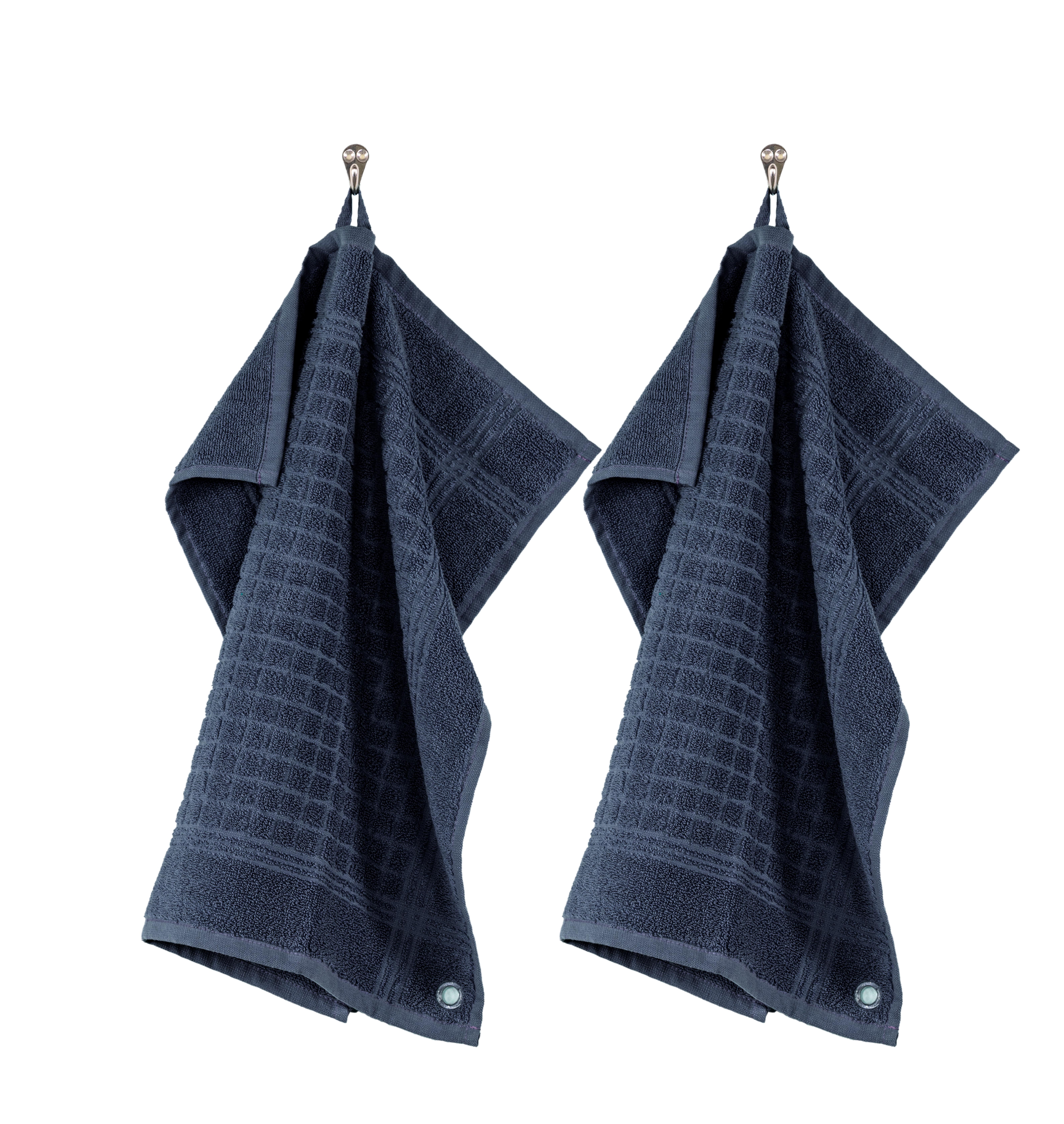 Serviette éponge PHARAO - SET/2 - 50x50 cm, bleu foncé