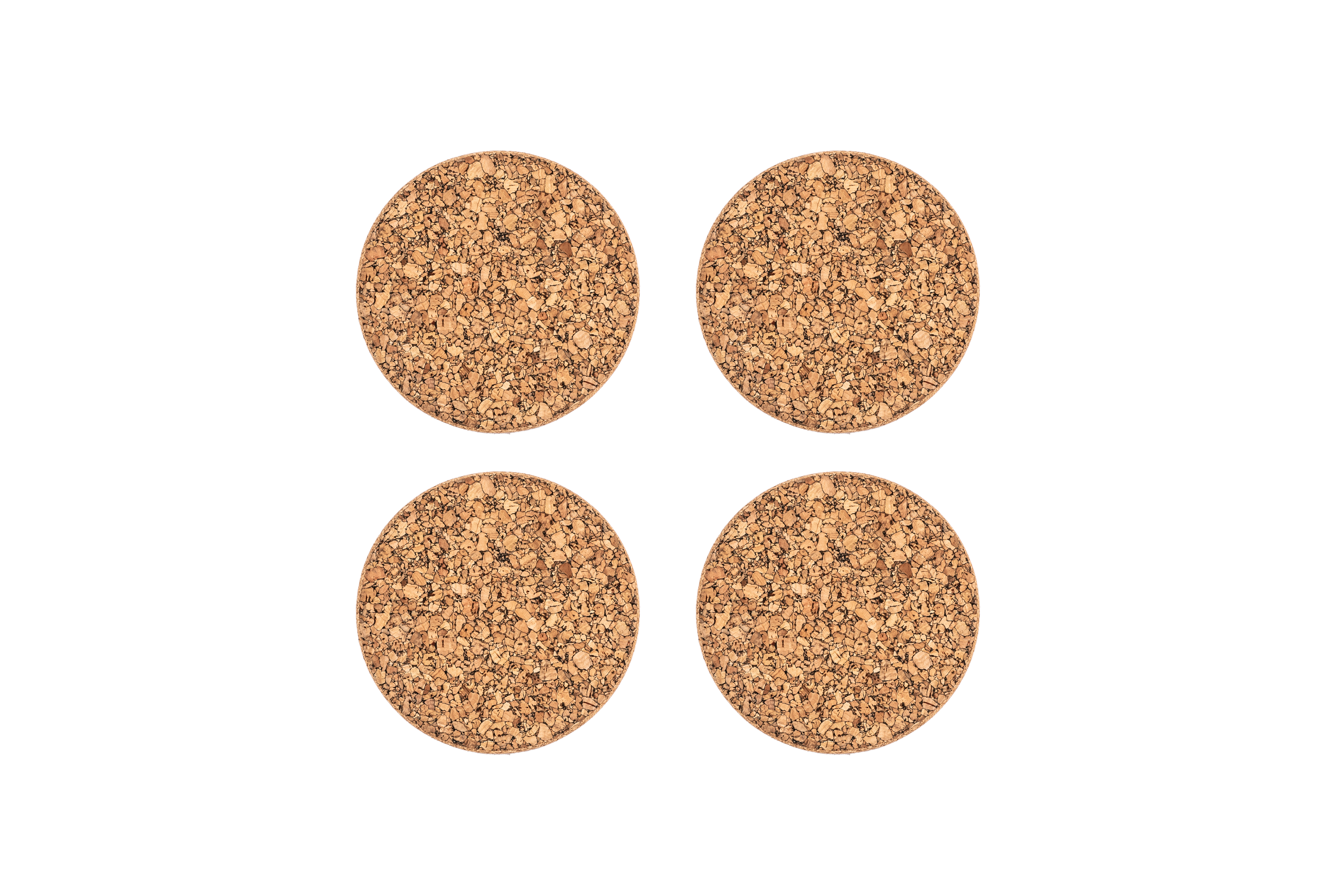 Onderzetter QUERCO kurk rond dia 10cm - grain/2111 - set/4