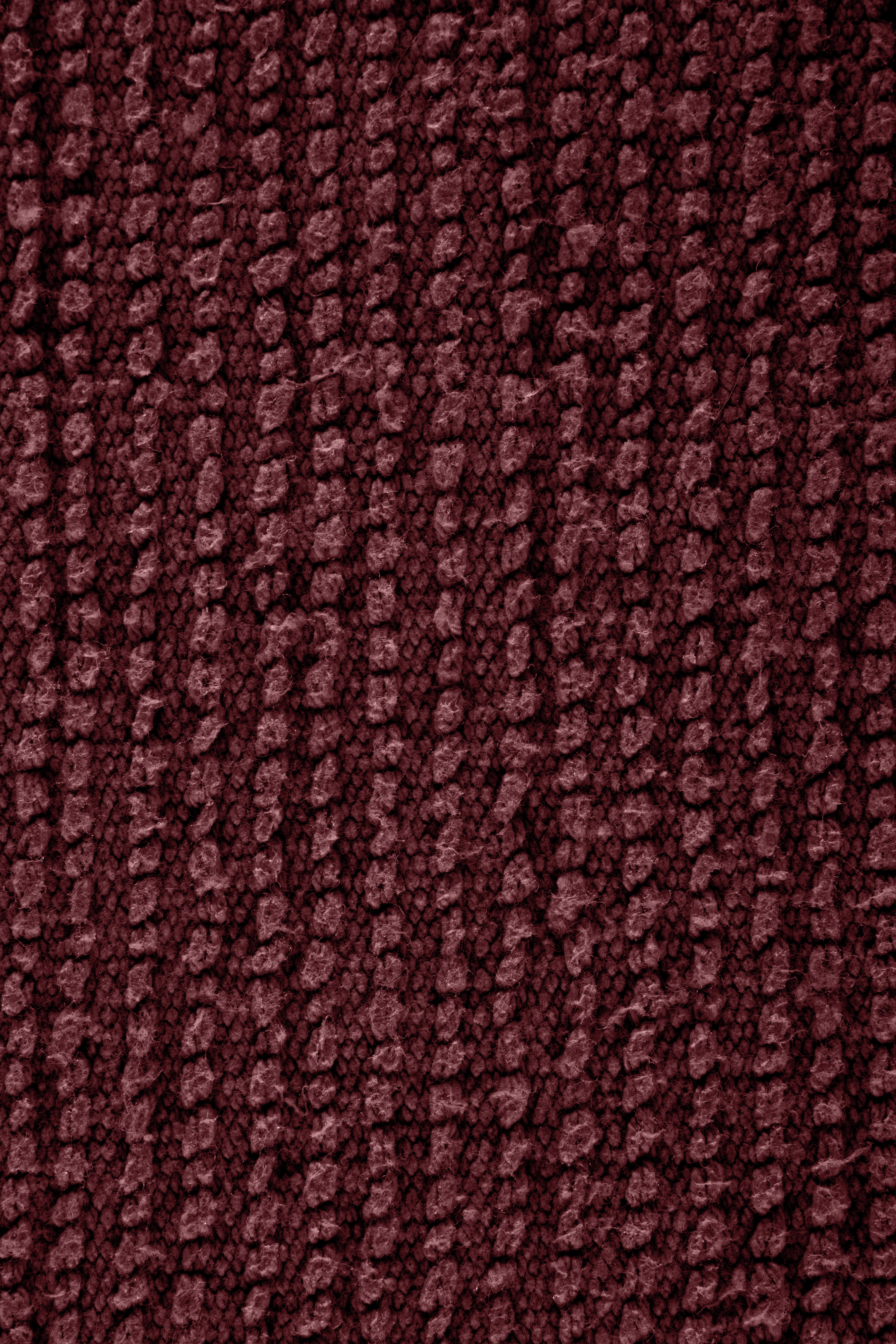 Bath mat RIVA - Cotton - Non-slip - 60x100 cm, pomegranate