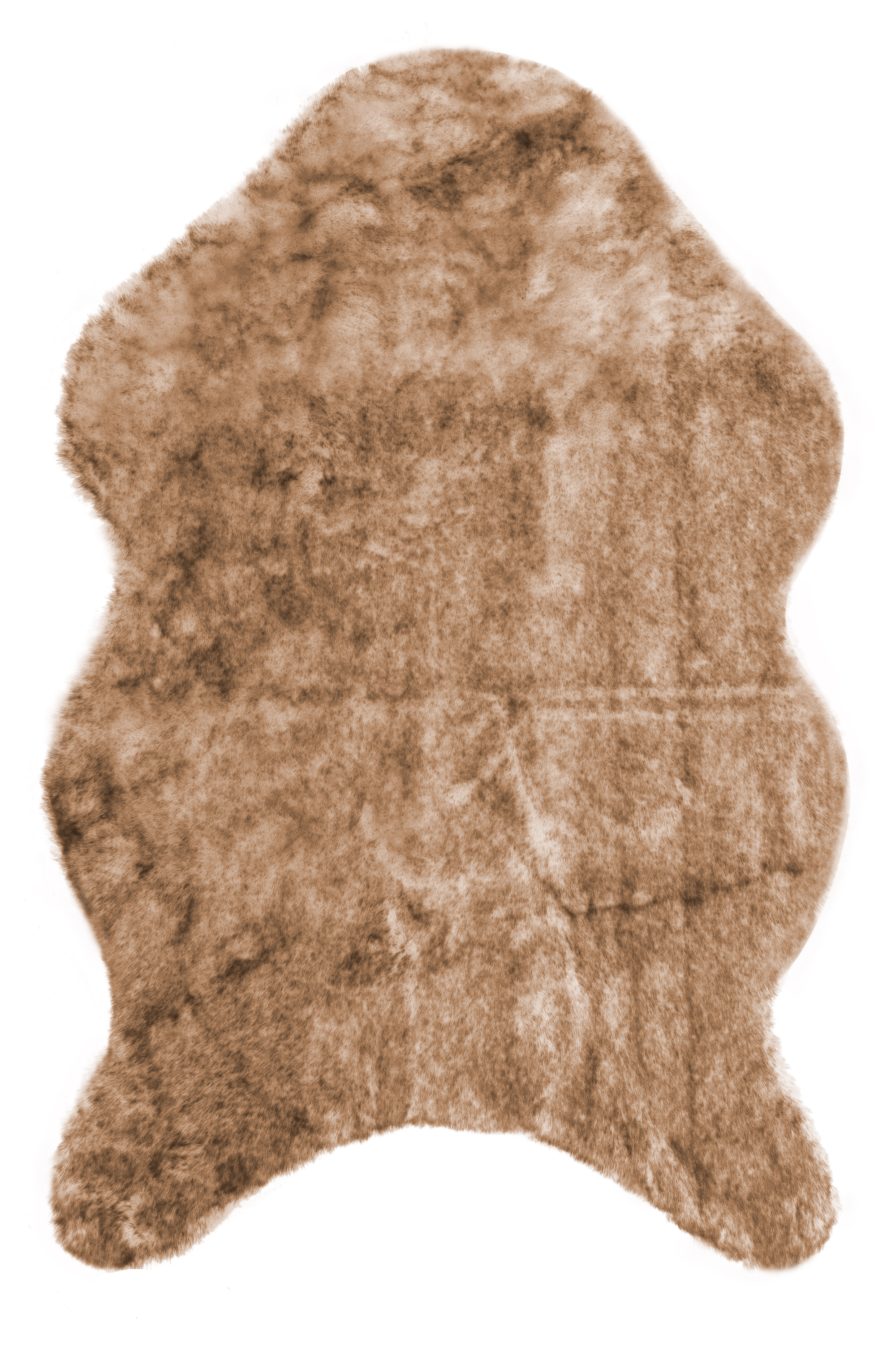 Carpet MELANGE rabbit fur - 60x90cm, light brown