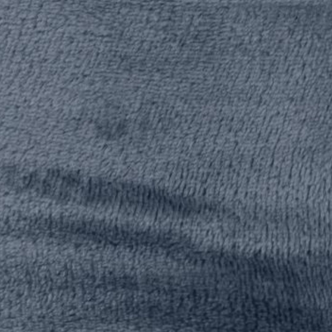 Plaid COSY Microflannel 130x160cm, stone blue
