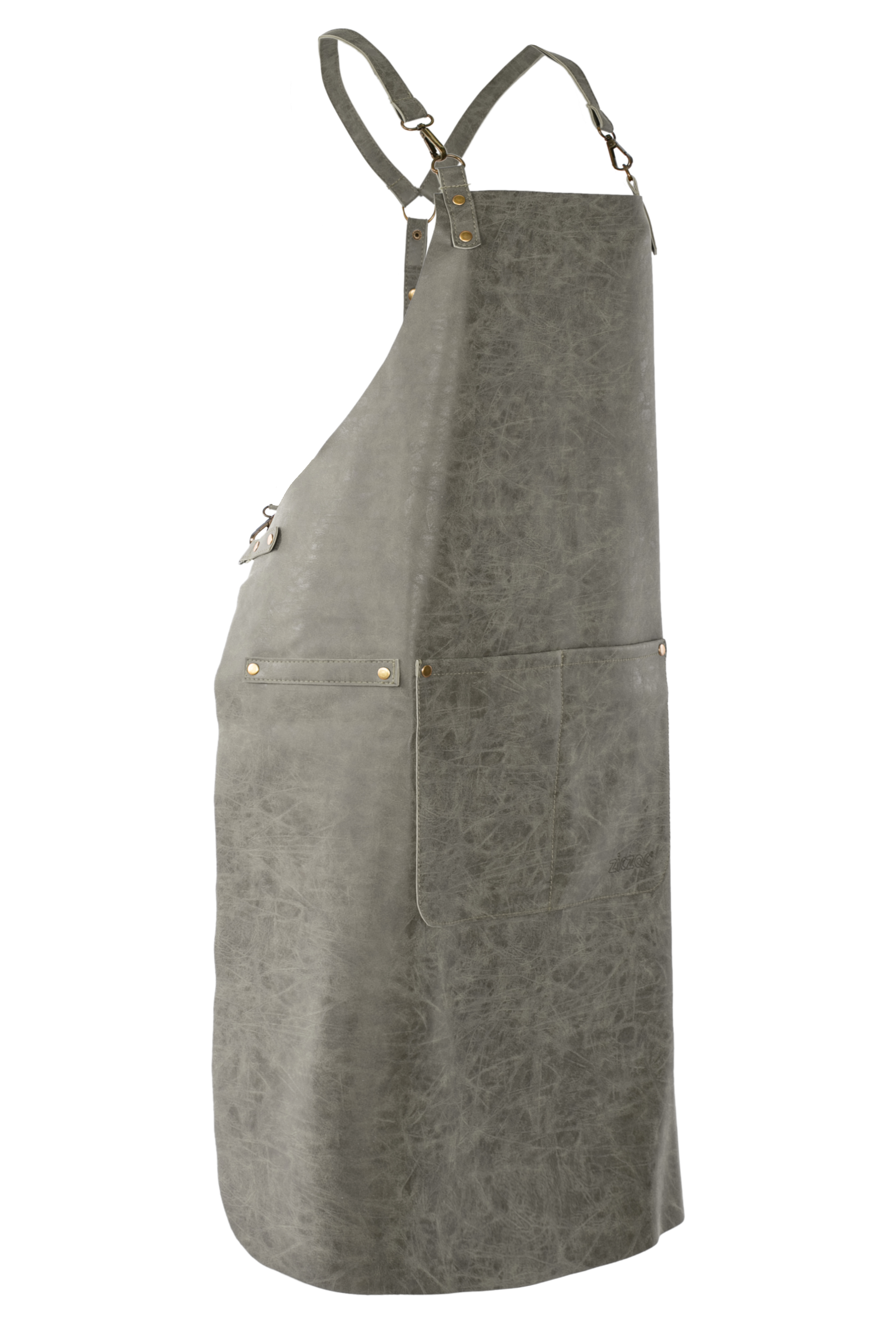 Apron TRUMAN (Sling Back Barber Style), 64x85 cm, charcoal