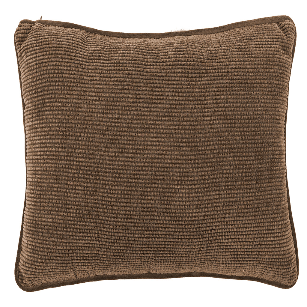 Kussen (gevuld) RIBBLE 45X45CM, taupe