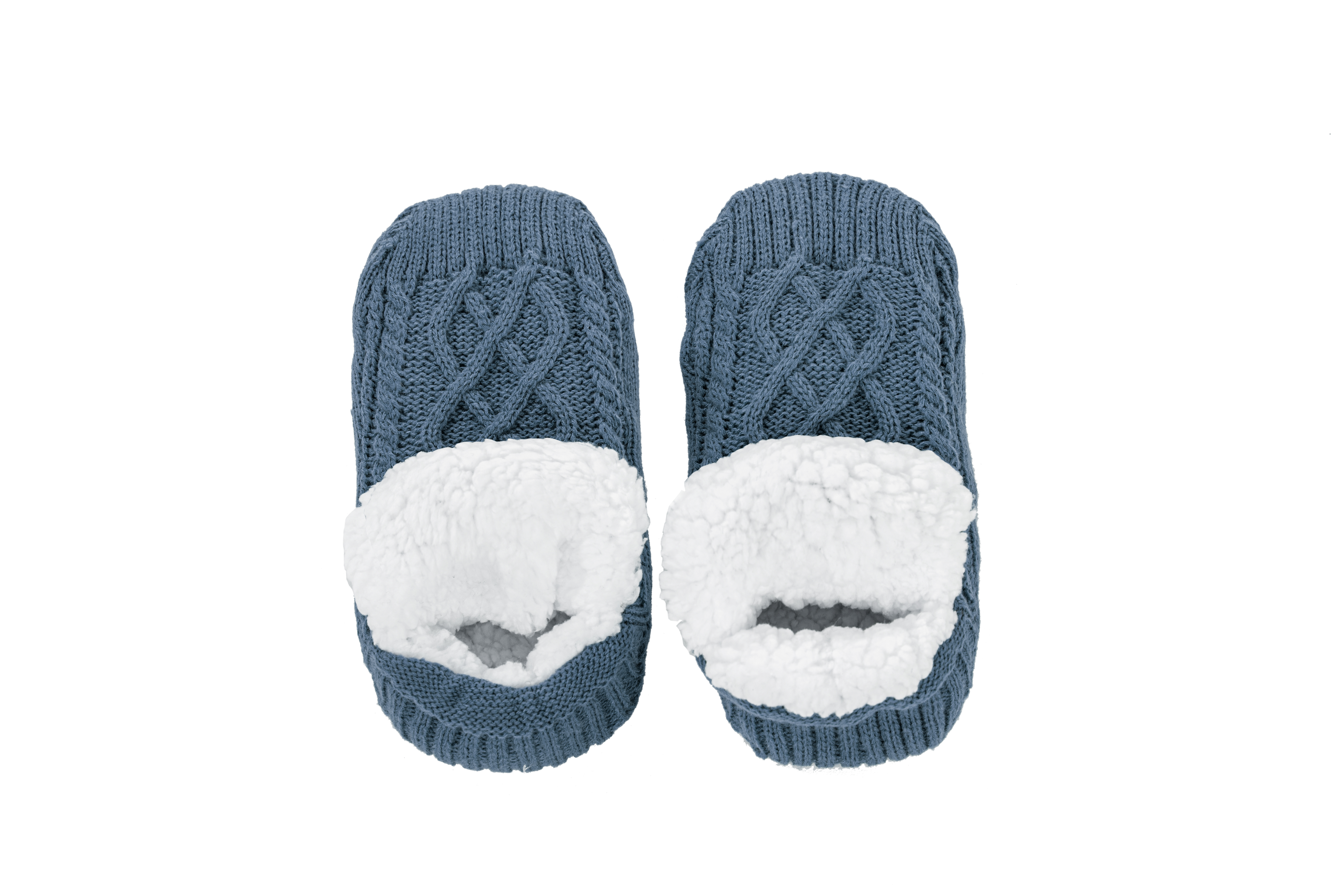 Socks (knitted) COSY, S/M (35-38) - L= 24cm, stone blue
