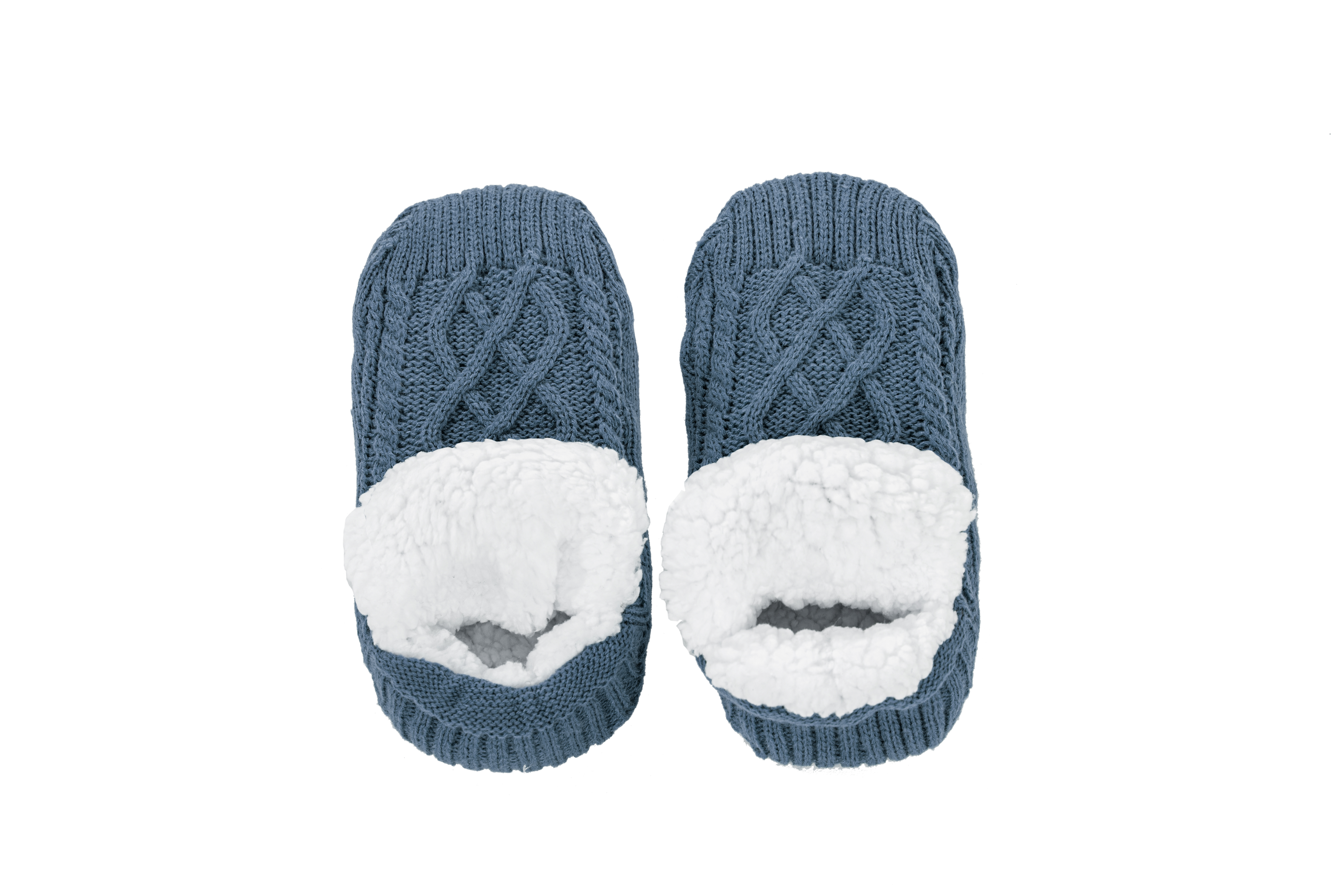 Sokken (gebreid) COSY, S/M (35-38) - L=24cm, stone blue