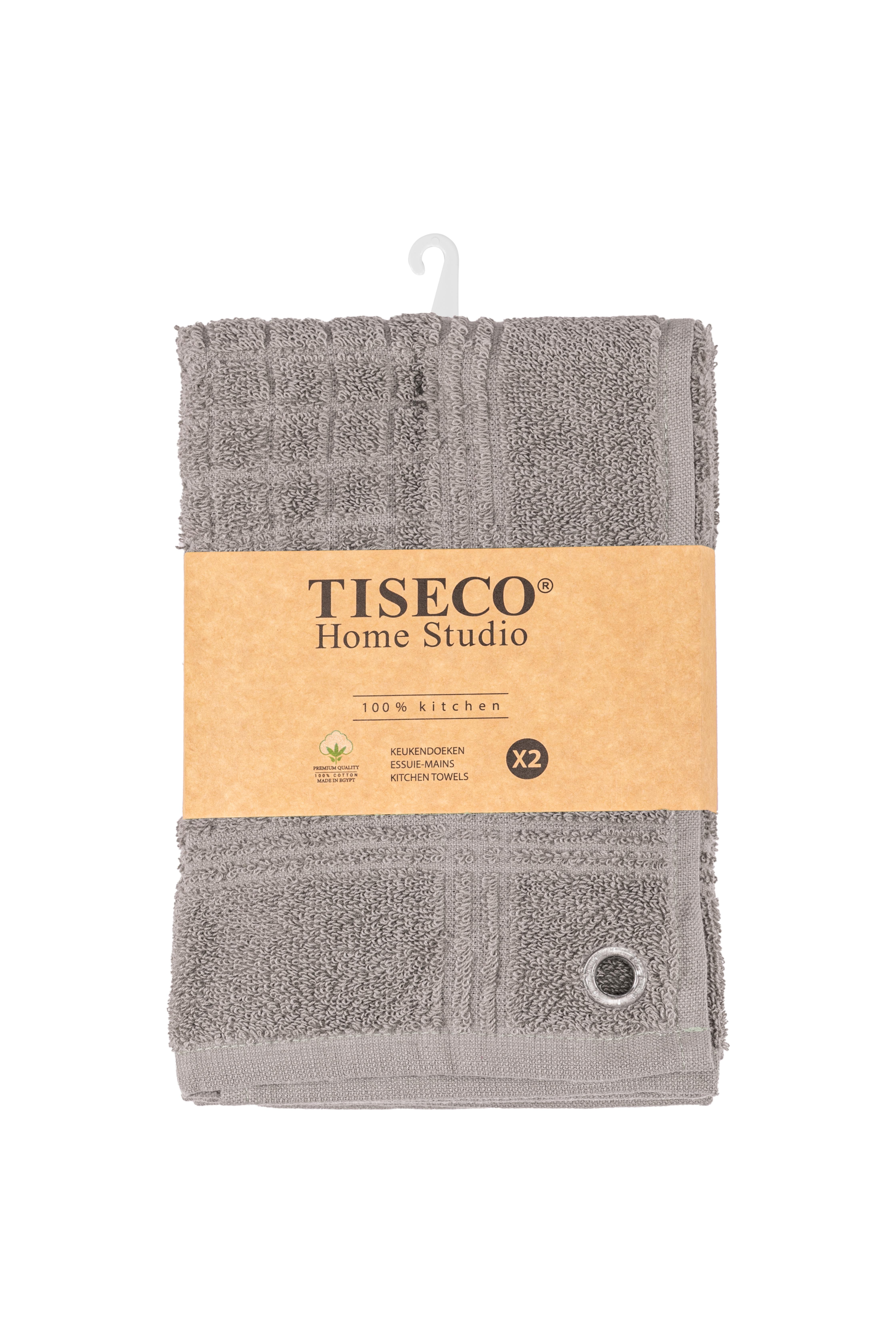 Square terry towel PHARAO 50x50 cm - set/2, taupe