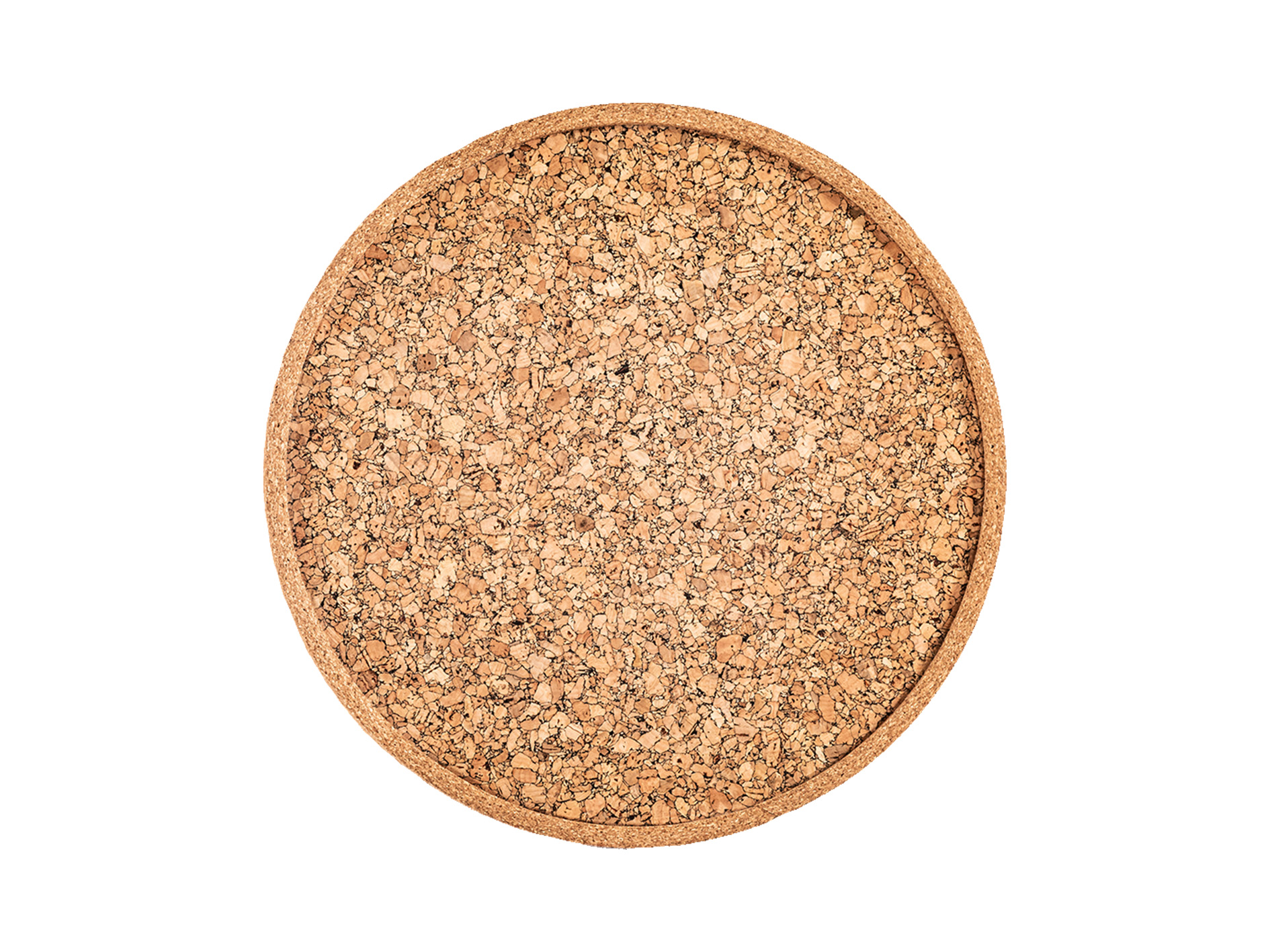 Plateau QUERCO liège rond dia 40cm - grain/2111