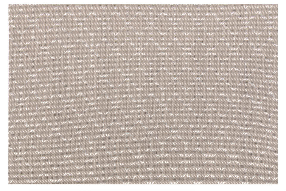 Placemat Cubes 30 x 45 cm taupe