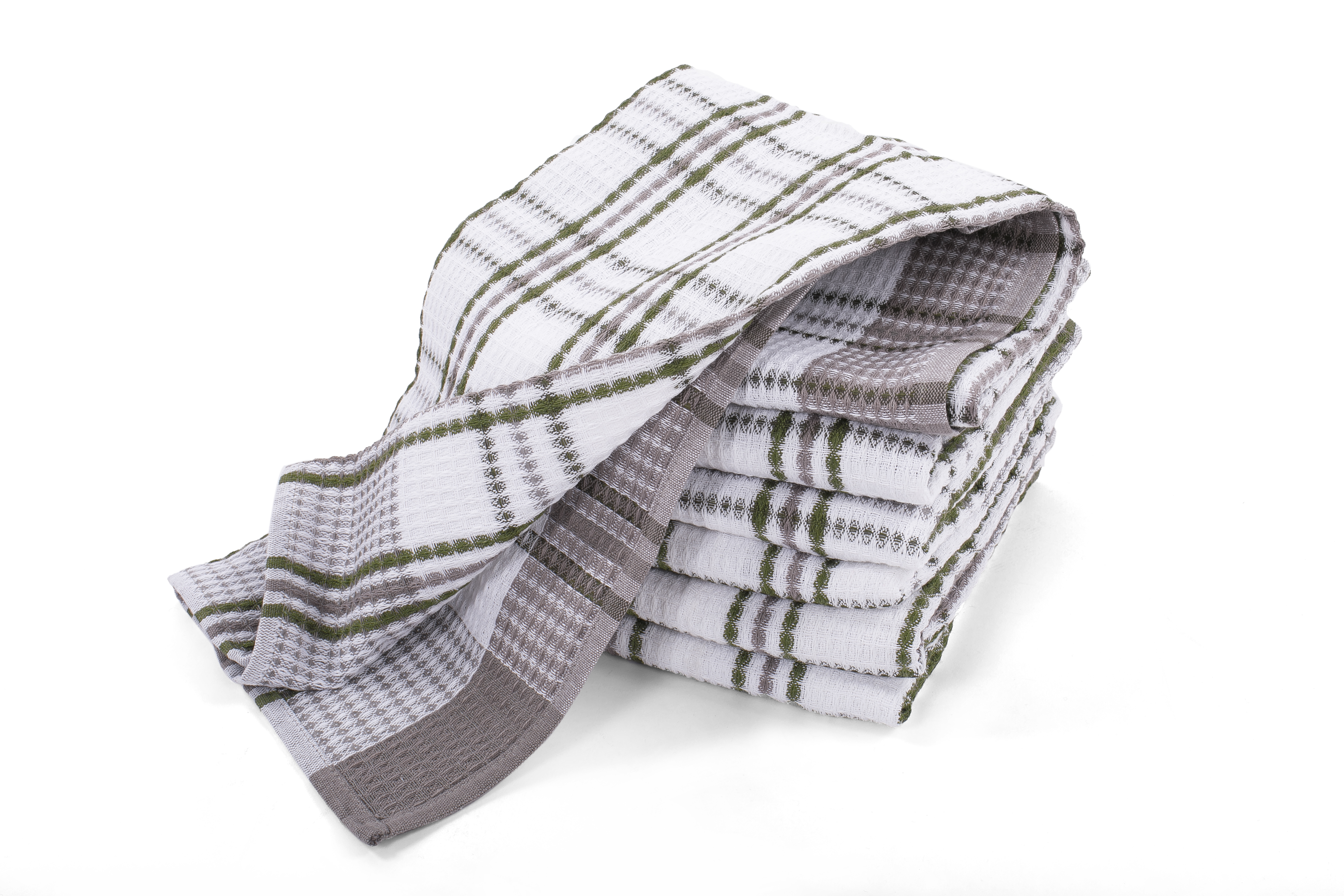 Kitchen towel  HONEY WAFFLE - SET/4 - 50x70 cm, green