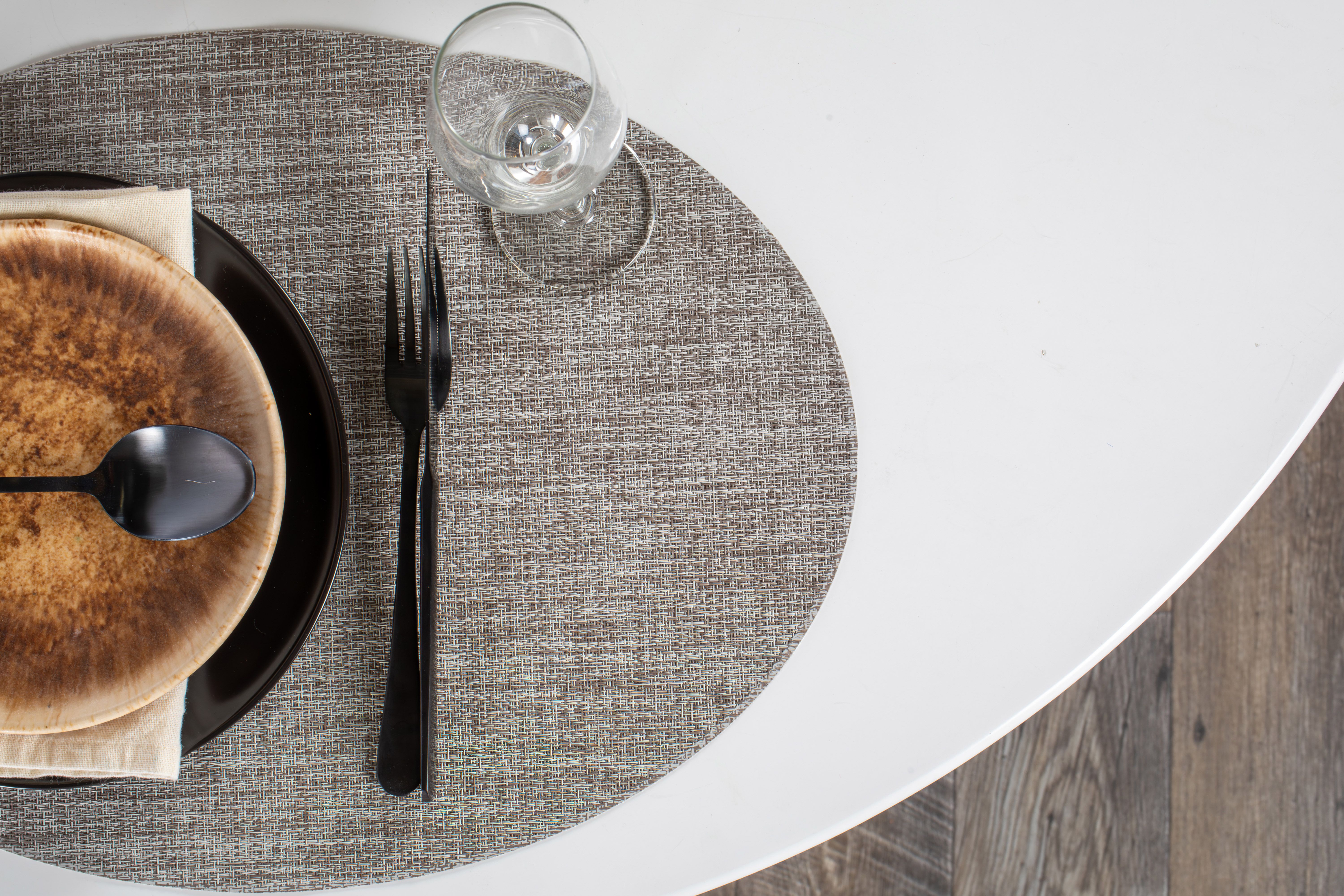 Set de table PURUS - Microban® - 33x46 cm, stracciatella