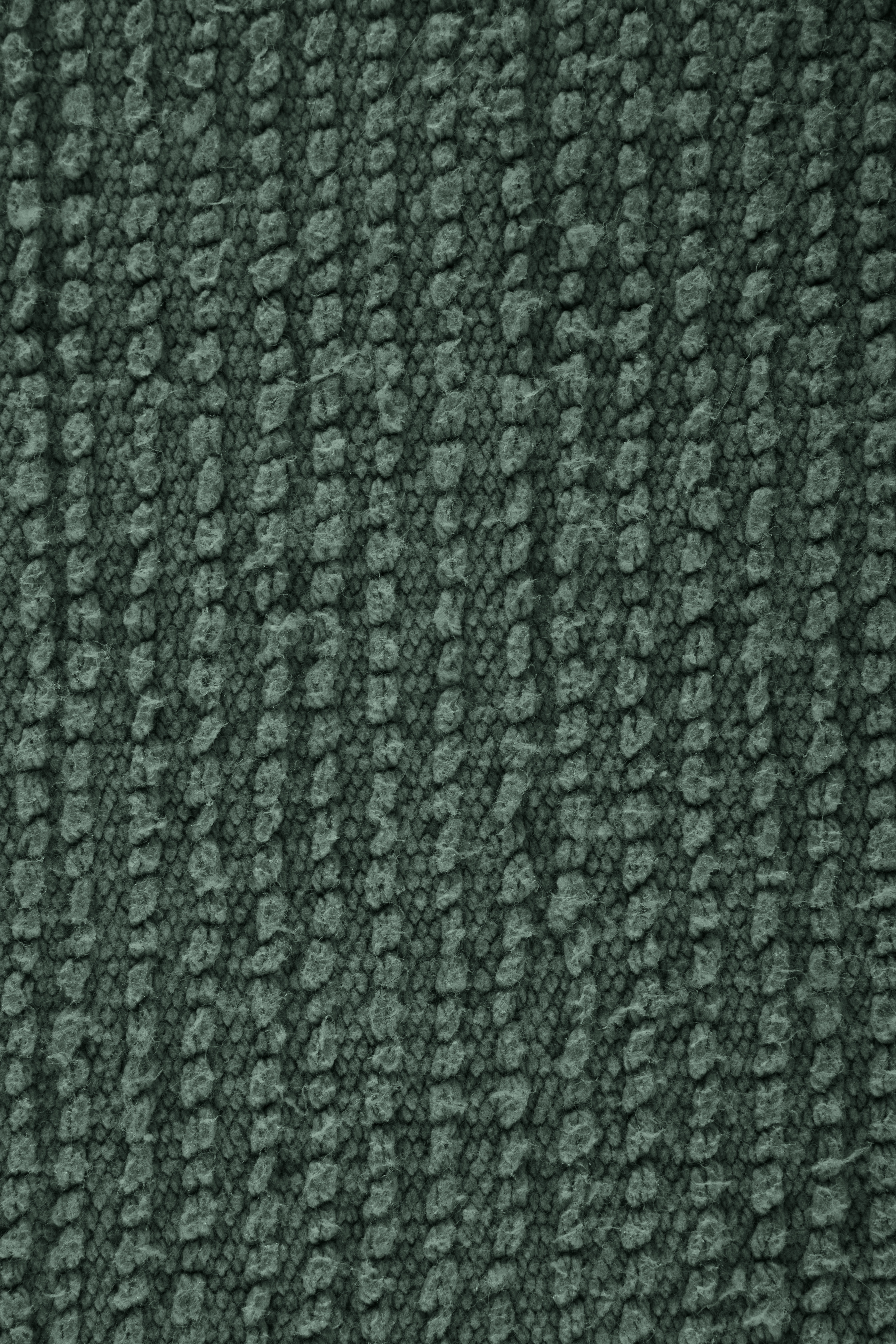 Bath mat RIVA - Cotton - Non-slip - 60x100 cm, dark green