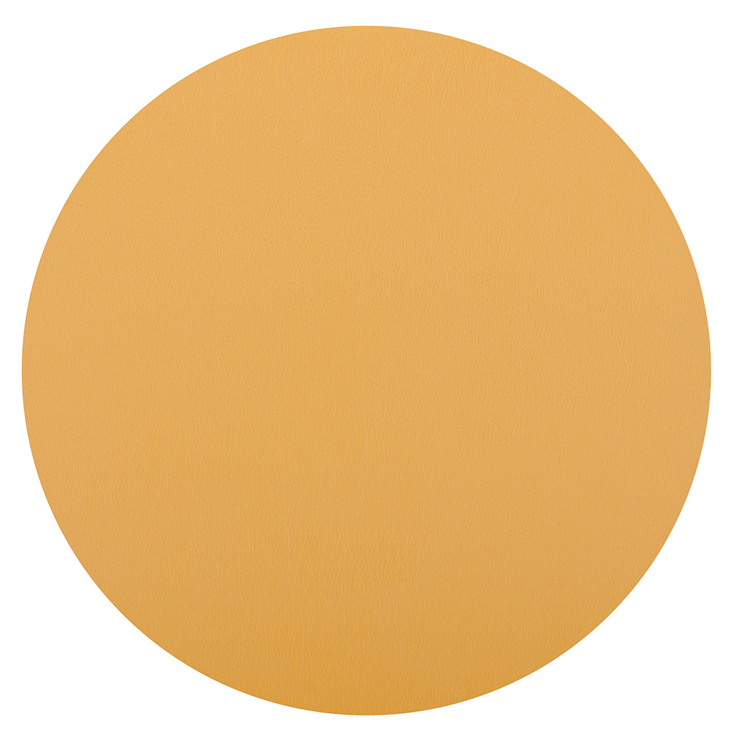 Placemat round - TOGO - 38cm, camel