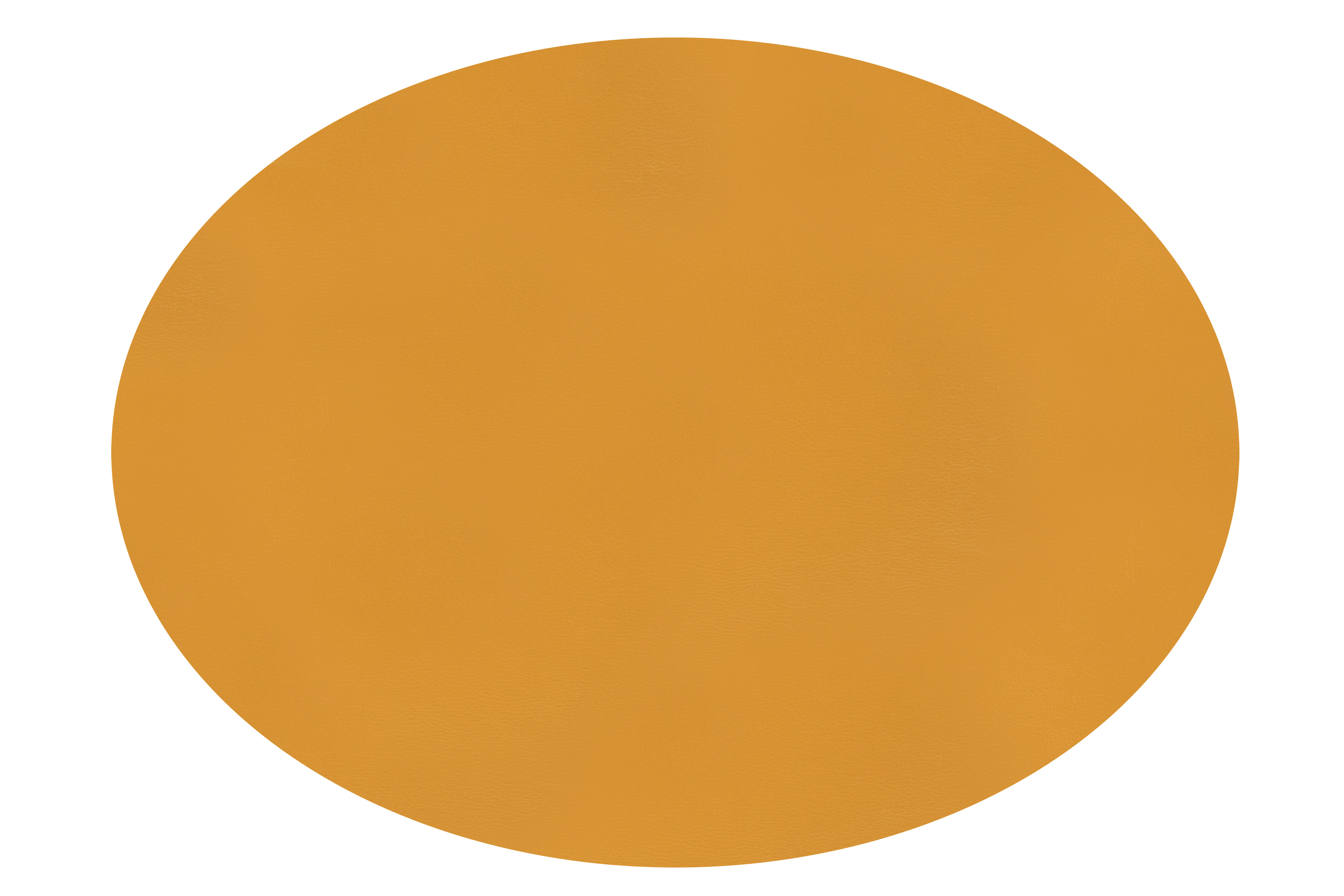 Placemat TOGO, oval, 33x45cm, camel