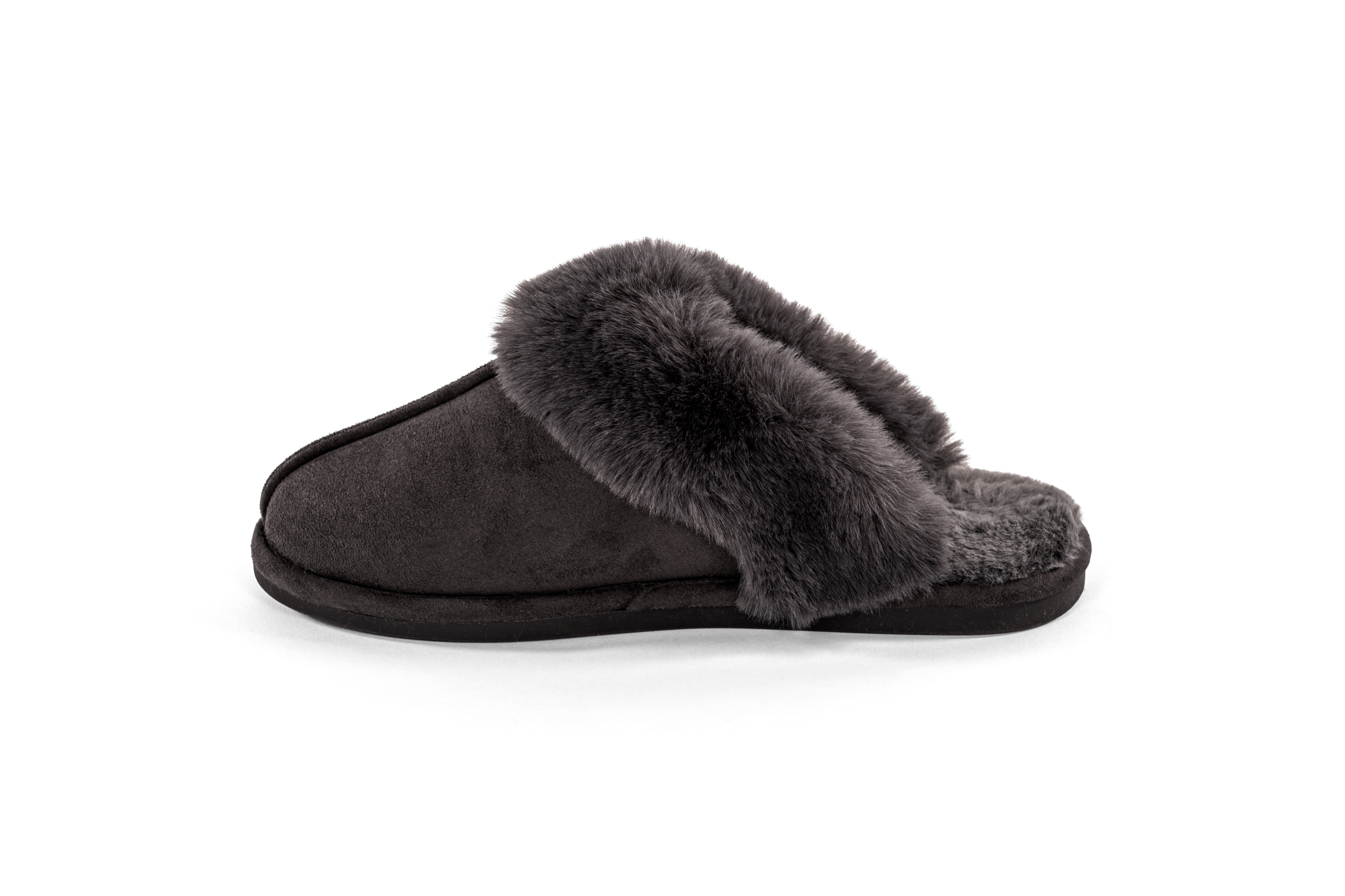 Pantouffles suede SNUGGS 38/39, black