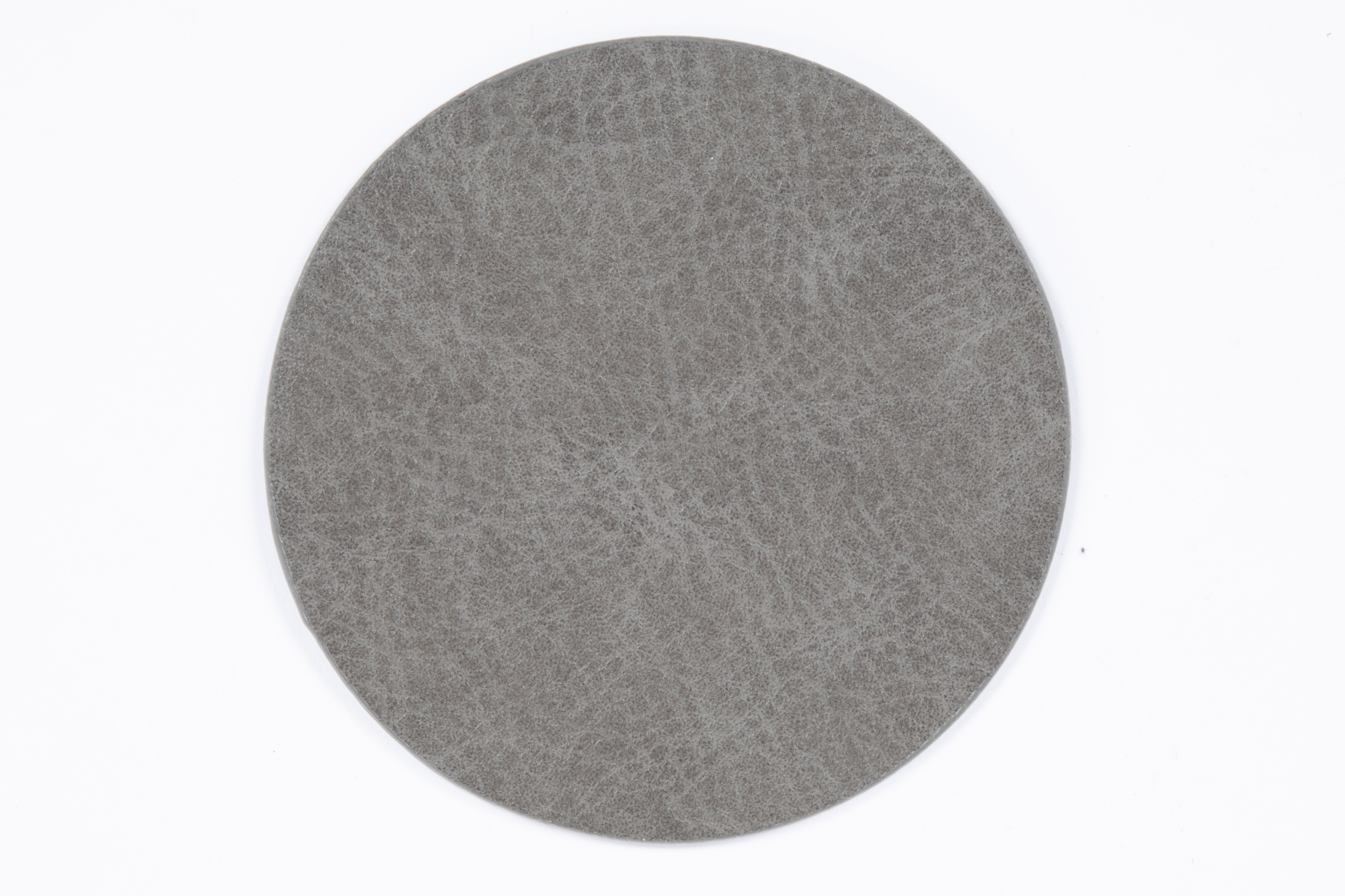 Glass coaster TROJA - SET/4 - Dia 10 cm - Round, charcoal