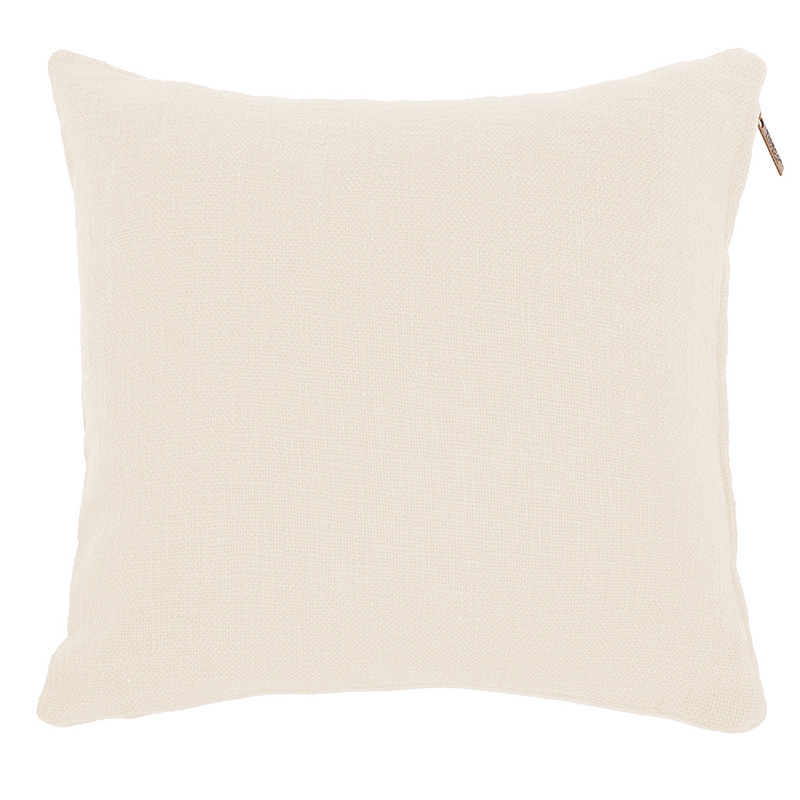 Cushion (filled) COTTON SLUB 45X45CM, ivory