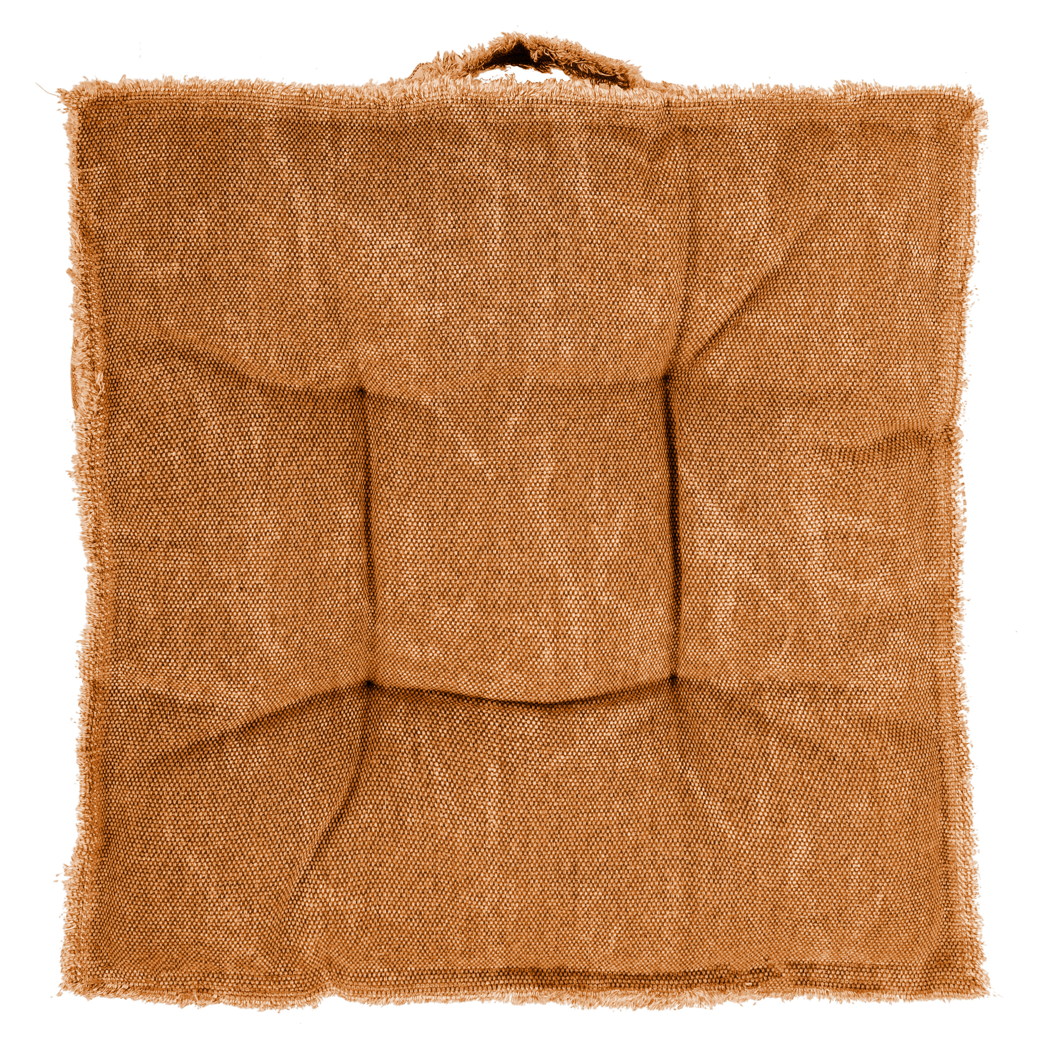 Box-cushion CHESTER 45x45x8cm, camel