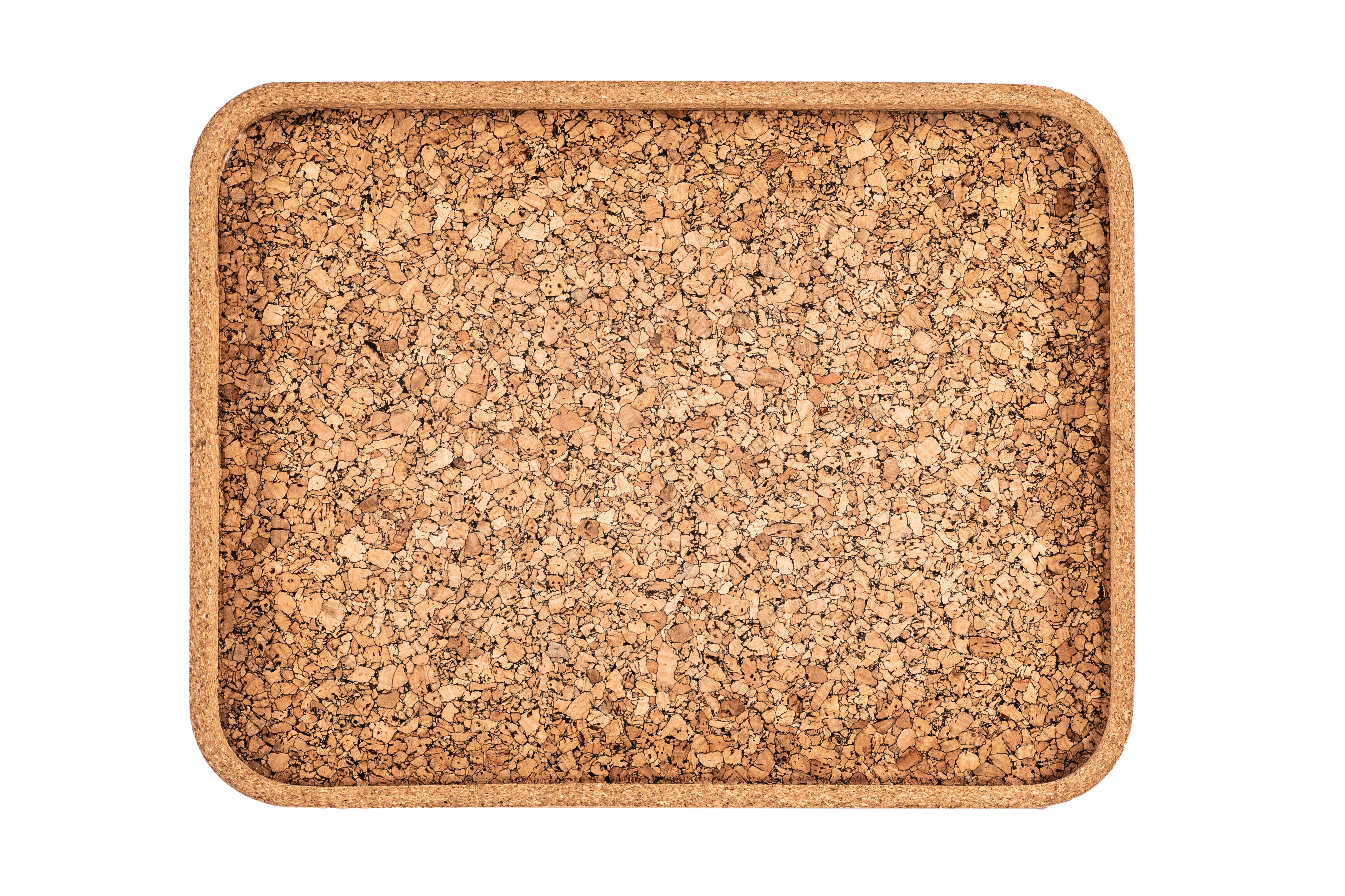 Tray QUERCO cork rectangle 42x32.5cm - grain