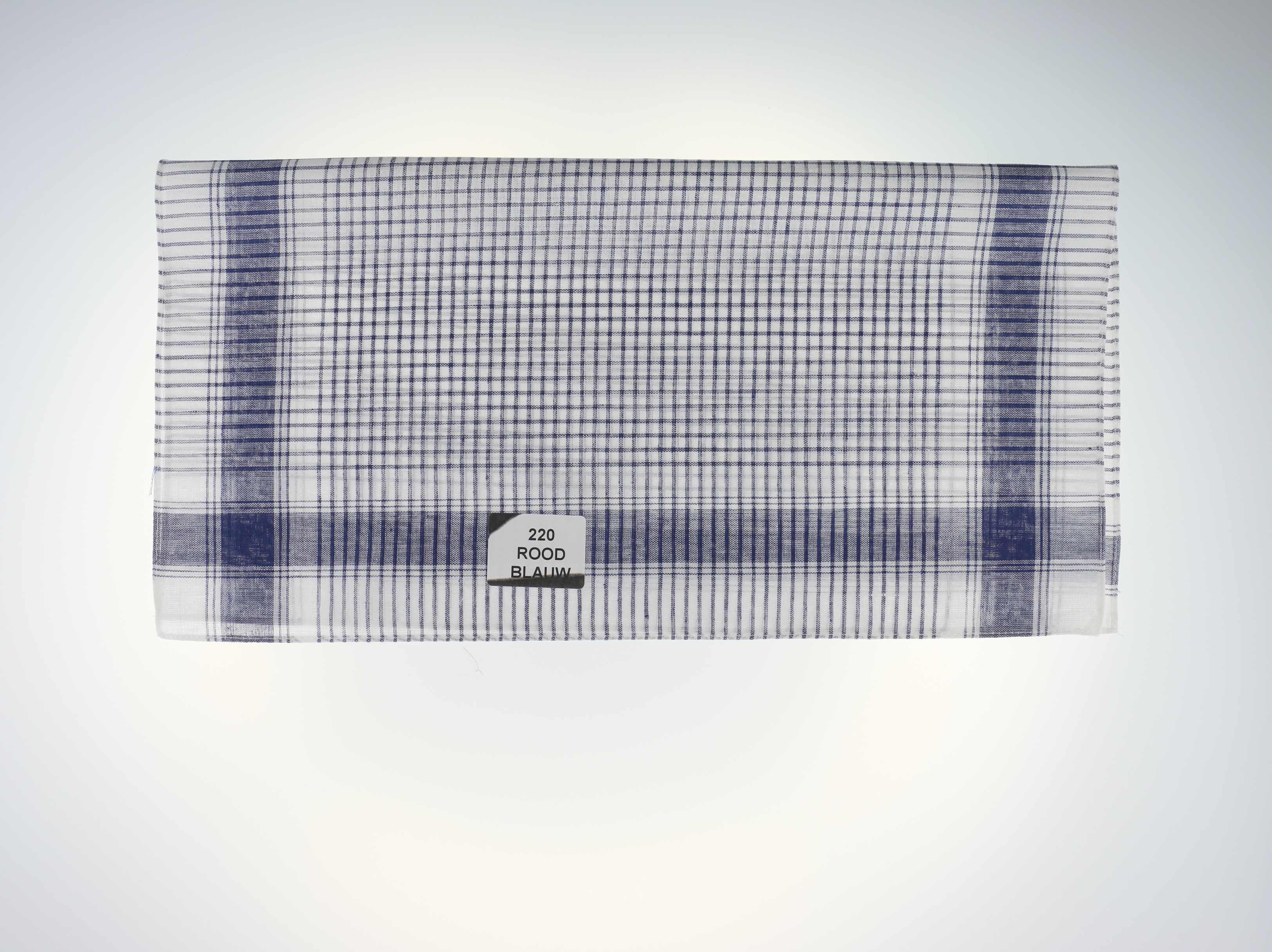 Mouchoirs hommes Vichy bleu Vrac 12