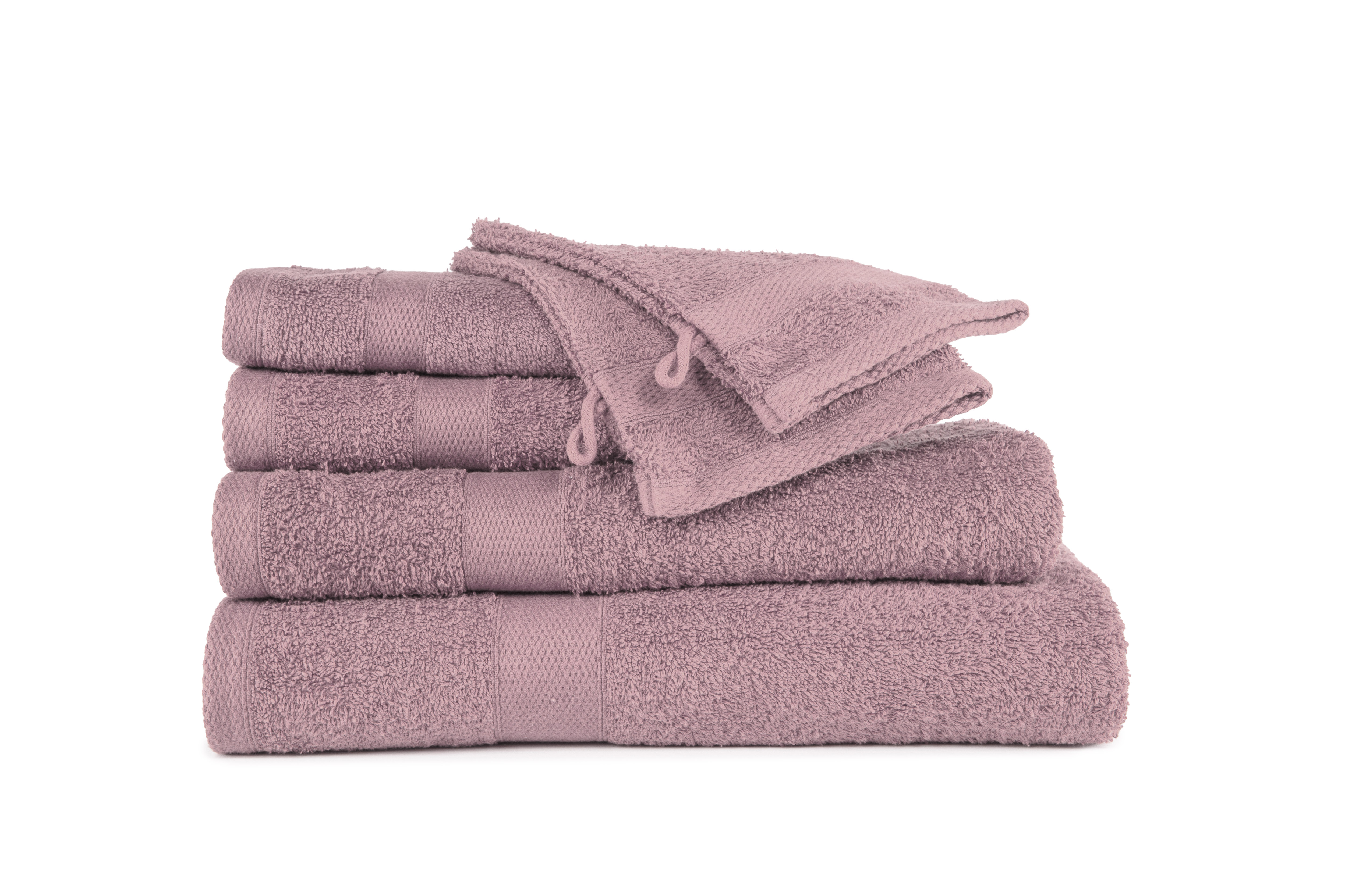 Gant de toilette RIVA  - SET/2 - 15x21 cm, mauve