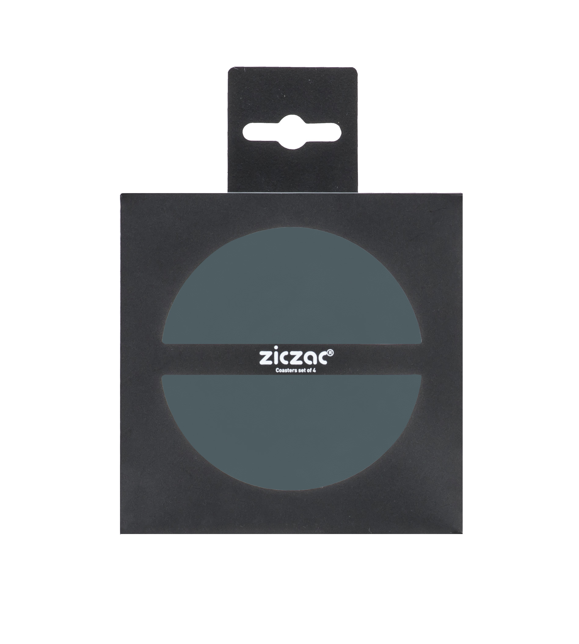 Coaster TOGO - SET/4 - Rond - 10 cm, blue