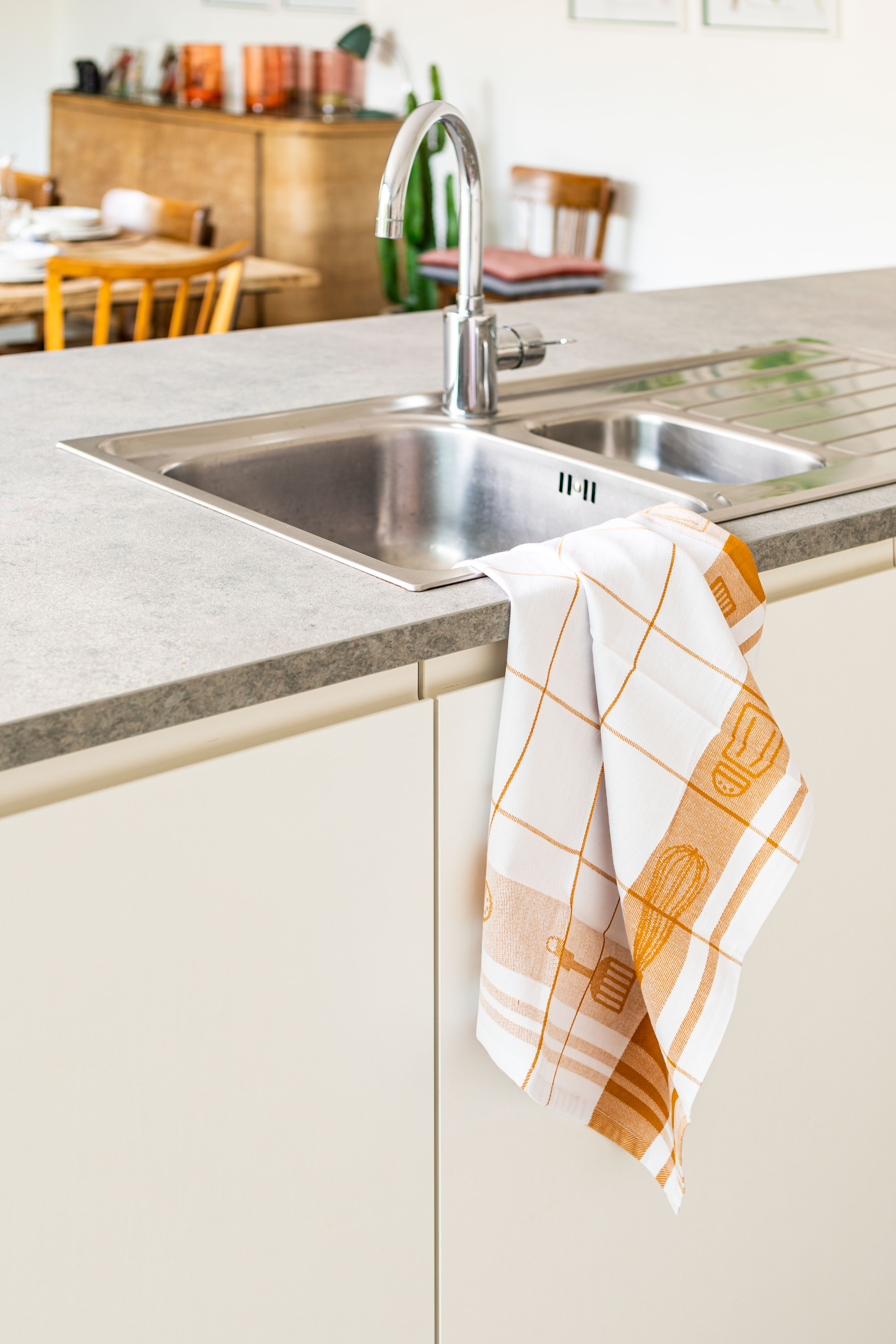 Kitchen towel PHARAO UTENSILS - SET/3 - 50x70 cm, camel