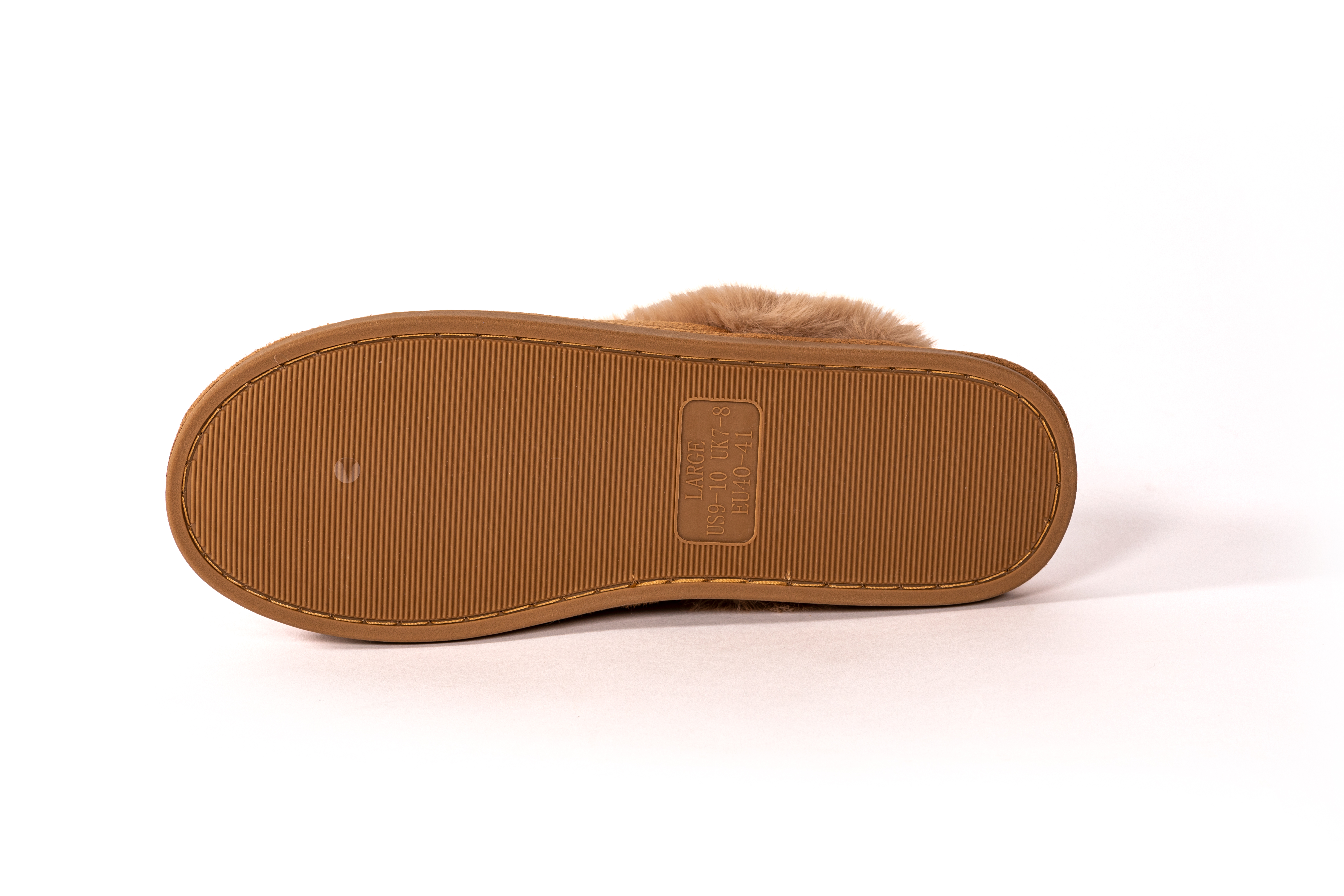 Pantouffles suede SNUGGS 40/41, cognac