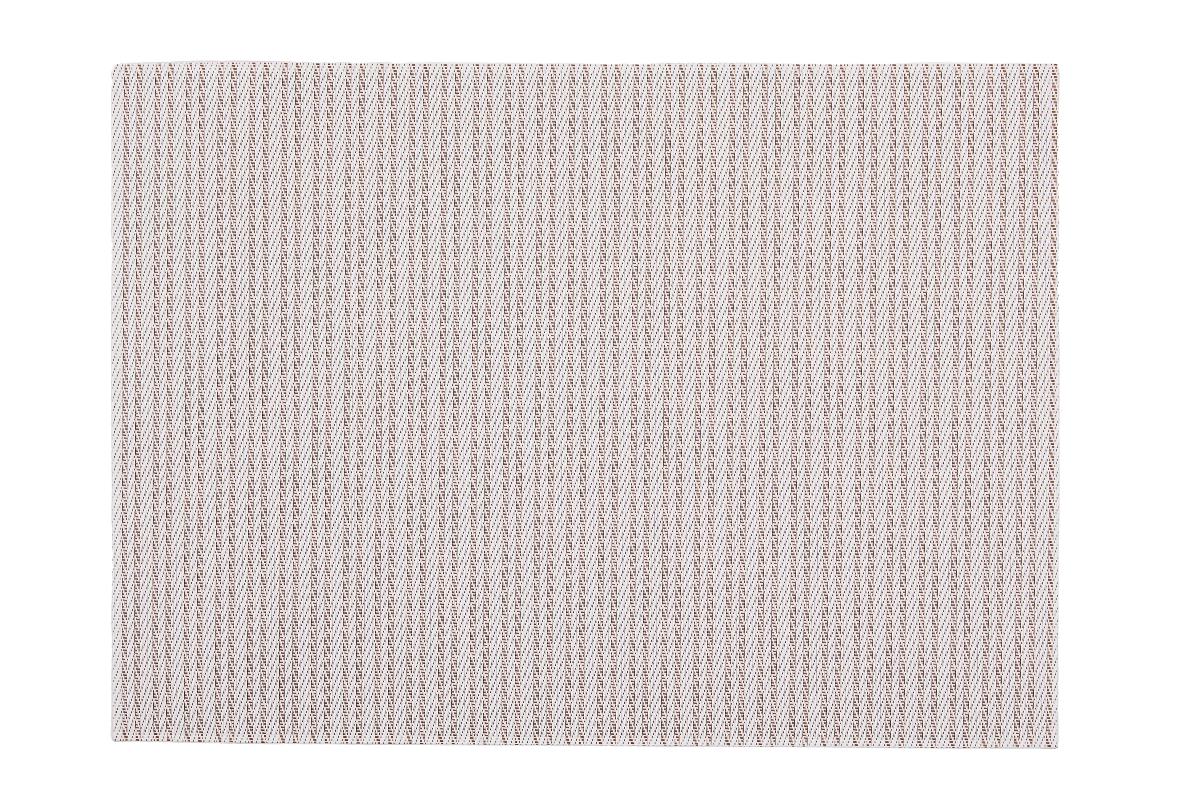 Placemat FALLON rechthoekig, 33x45cm, dubbele streep donker taupe